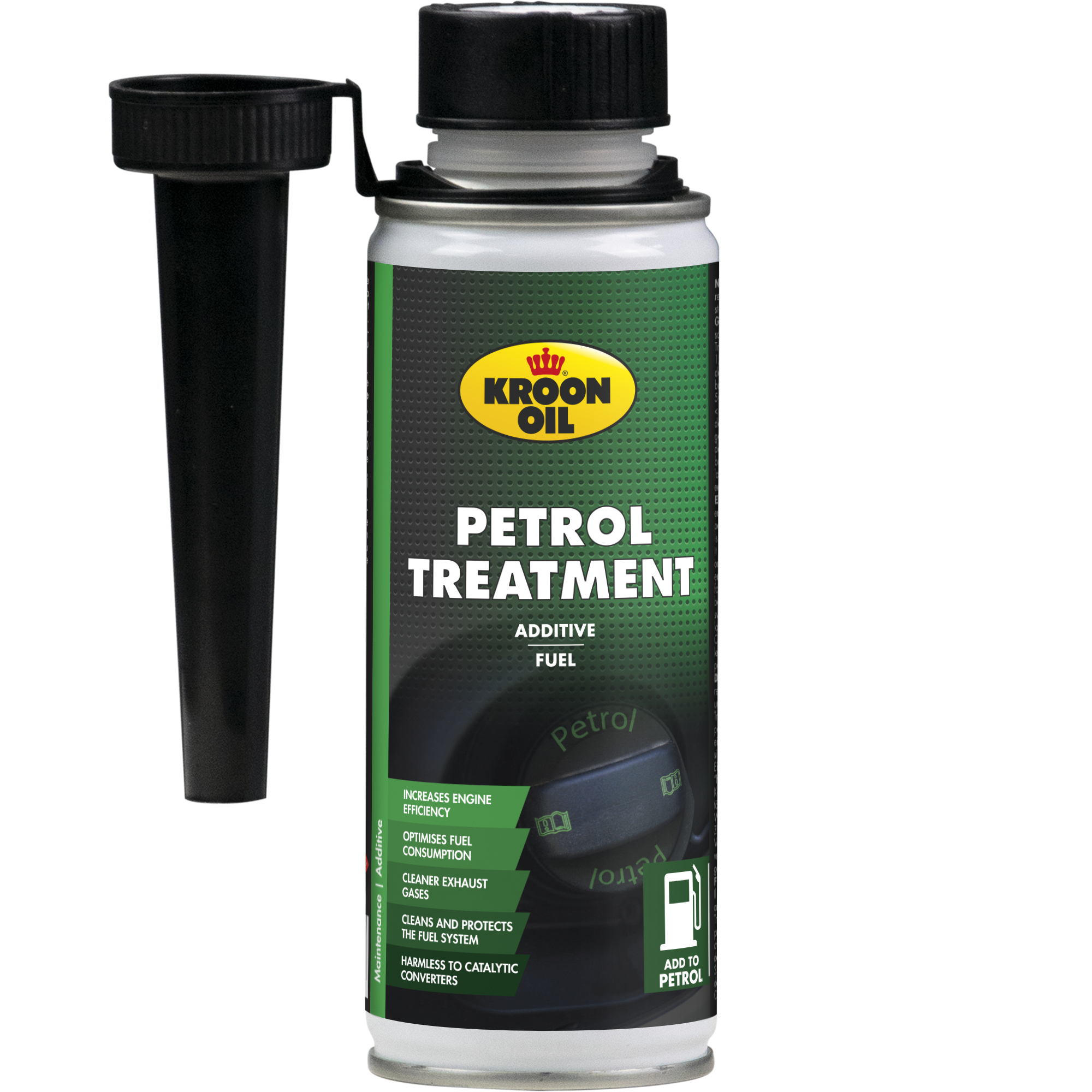 36106-250ML Petrol Treatment is een reinigend benzine additief. Het reinigt het gehele brandstofsysteem.