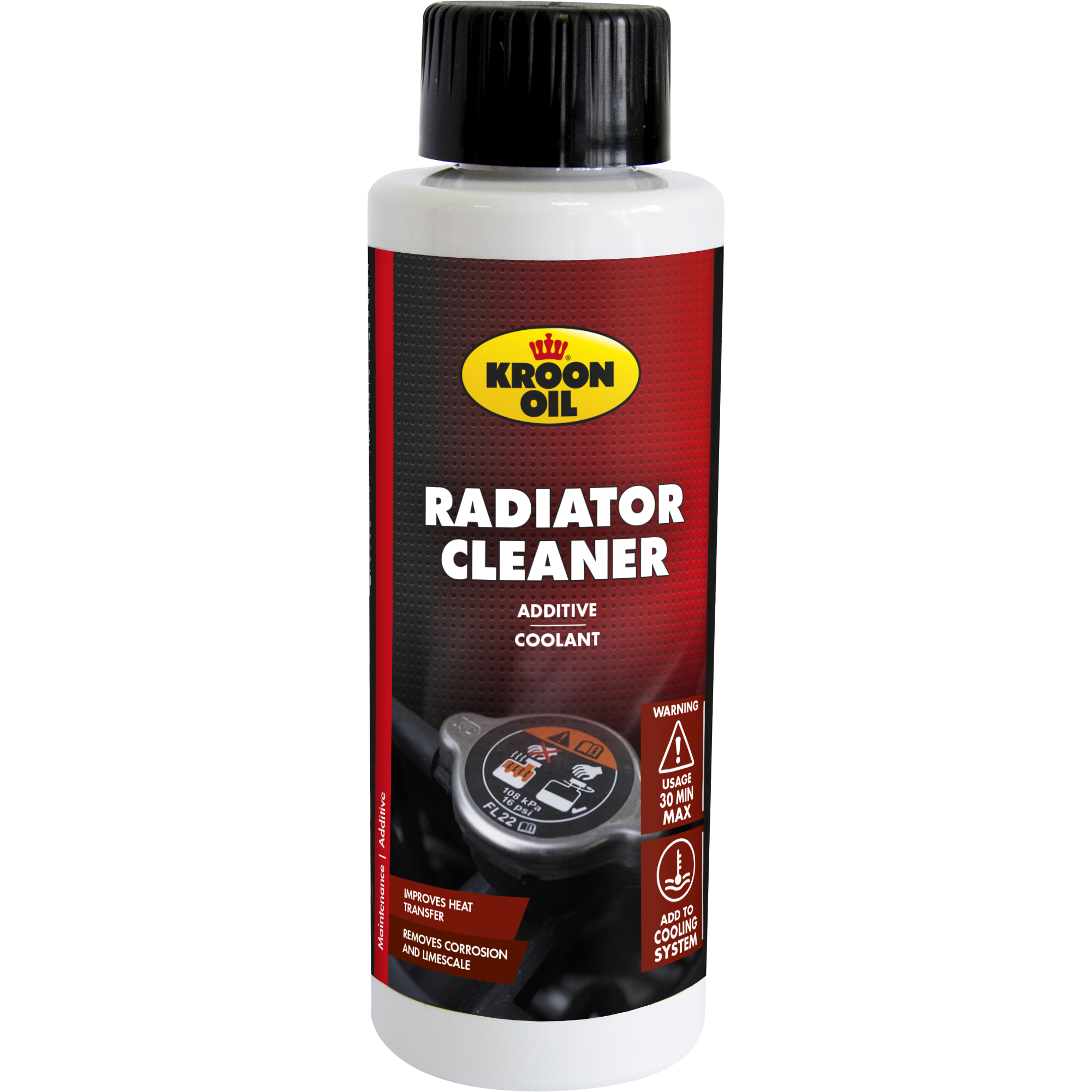 36107-250ML Radiator Cleaner is een professionele reiniger voor het effectief verwijderen van corrosie, sludge en ketelsteen in het koelsysteem.