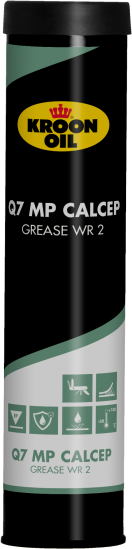 37260-400GR Q7 MP Calcep Grease WR 2 is een hoogwaardig universeel longlife smeervet voor toepassing in zwaar belaste lagers bij lagere tot gemiddelde snelheden.