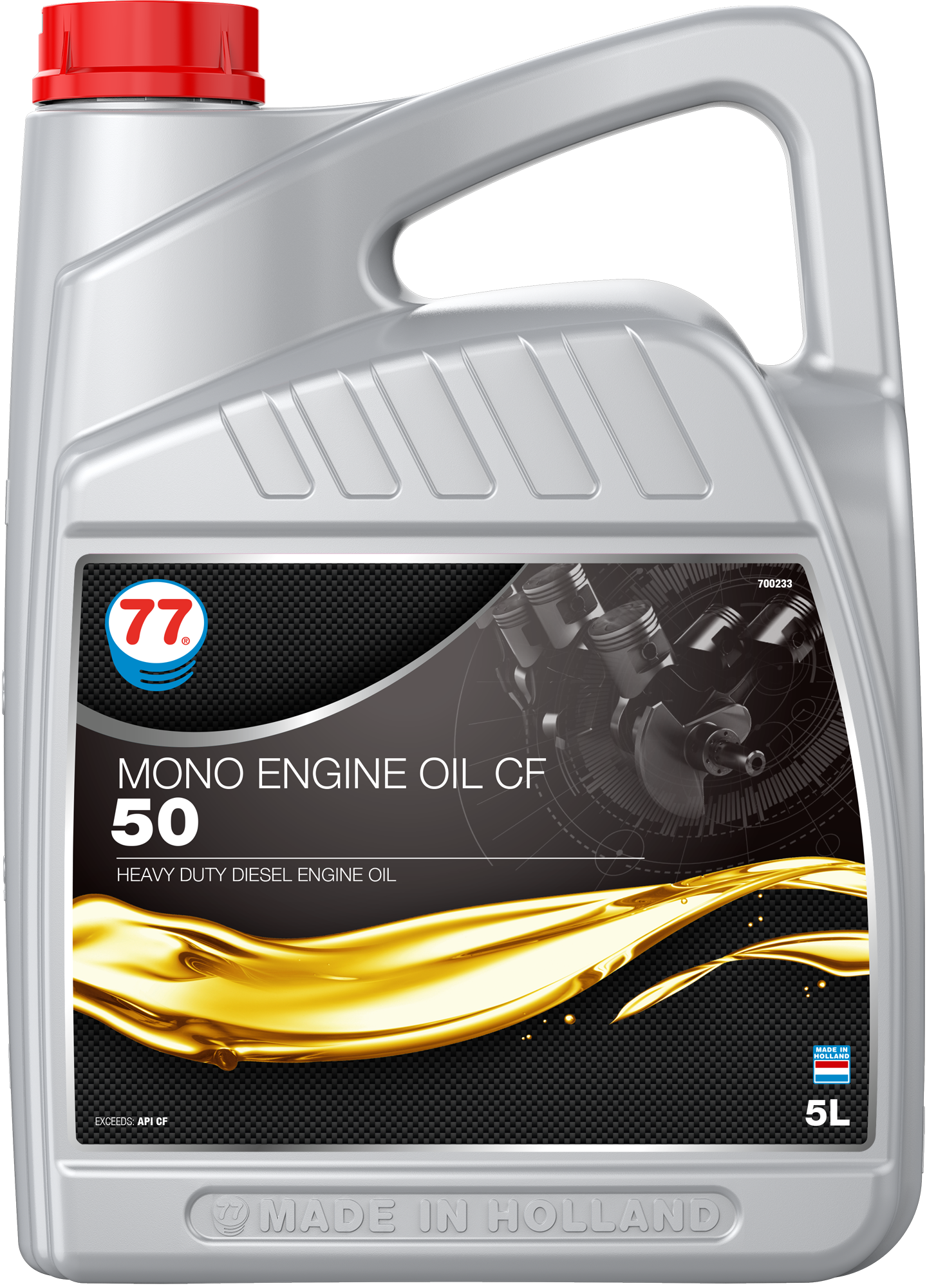 OUT0142-4270-5D2017 Mono Engine Oil CF 50 is een zware dieselmotor olie ontwikkeld om te voldoen aan de eisen van een verscheidenheid van dieselmotoren die onder zware omstandigheden.