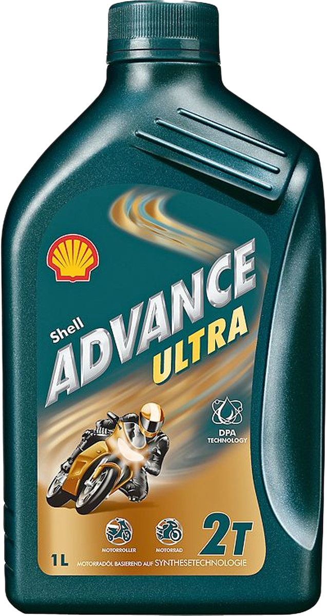 Shell Advance Ultra 2T, 12 x 1 lt detail 2