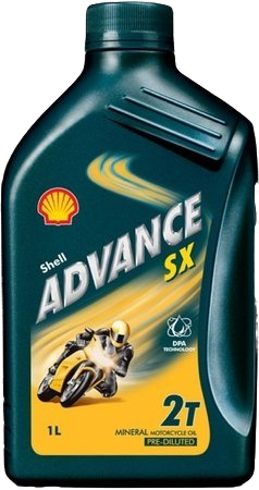 Shell Advance SX 2, 12 x 1 lt detail 2