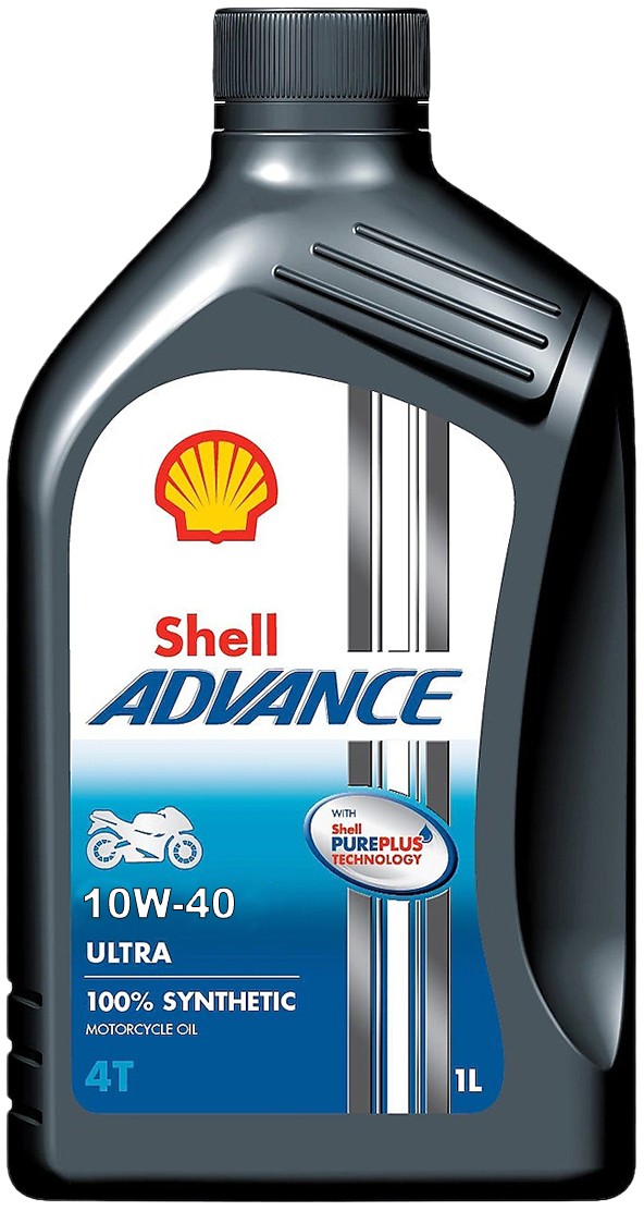 Shell Advance 4T Ultra 10W-40, 1 lt