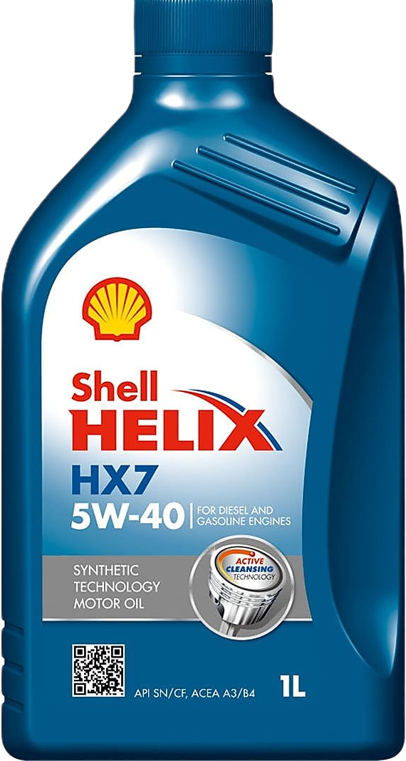 Shell Helix HX7 5W-40, 1 lt