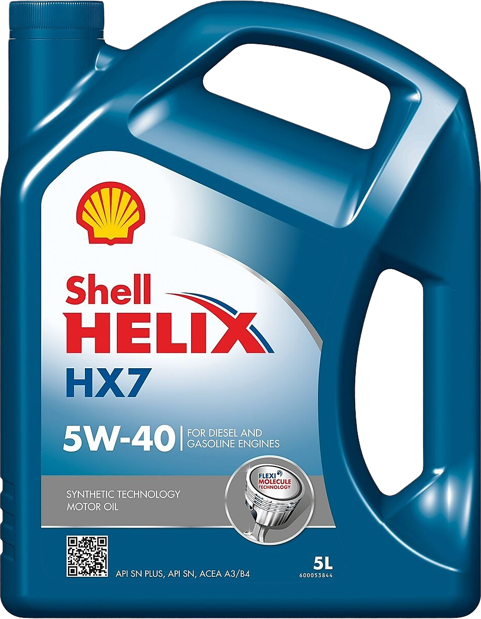 Shell Helix HX7 5W-40, 5 lt