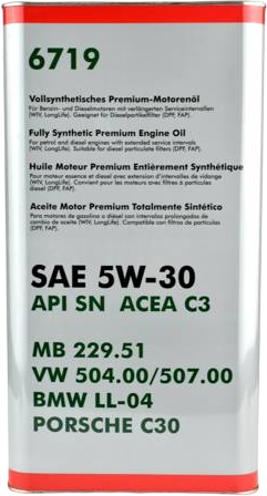 OUT0173-630011-D Synthetische motorolie met viscositeitsklasse SAE 5W-30, gemaakt van hoogwaardige basisoliën, detergenten, dispergeermiddelen en antioxidanten, gemaakt met behulp van de nieuwste technologieën, met additieven die motorslijtage en olieschuimvorming verminderen.