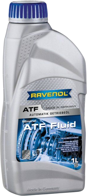 OUT0181-630023-D RAVENOL ATF Fluid is ontworpen op basis van mineraal geraffineerde basisoliën met een speciaal additief en remming, die een perfecte werking garanderen.