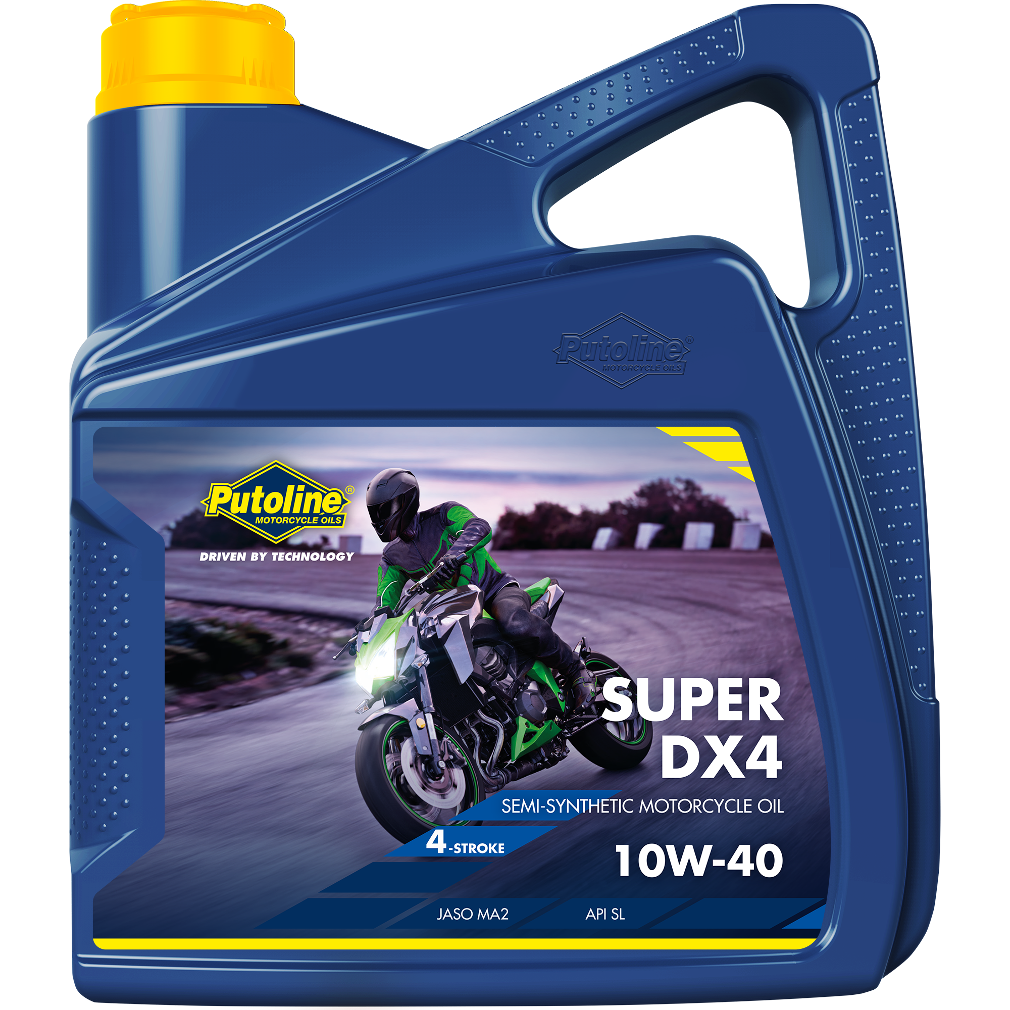 Putoline Super DX4 10W-40, 4 x 4 lt detail 2