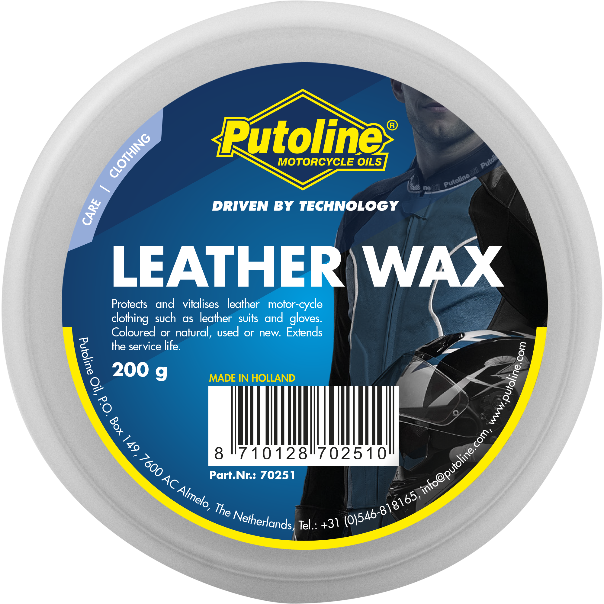 70251-200GR Leather Wax is een premium beschermingsmiddel voor lederwaren.
