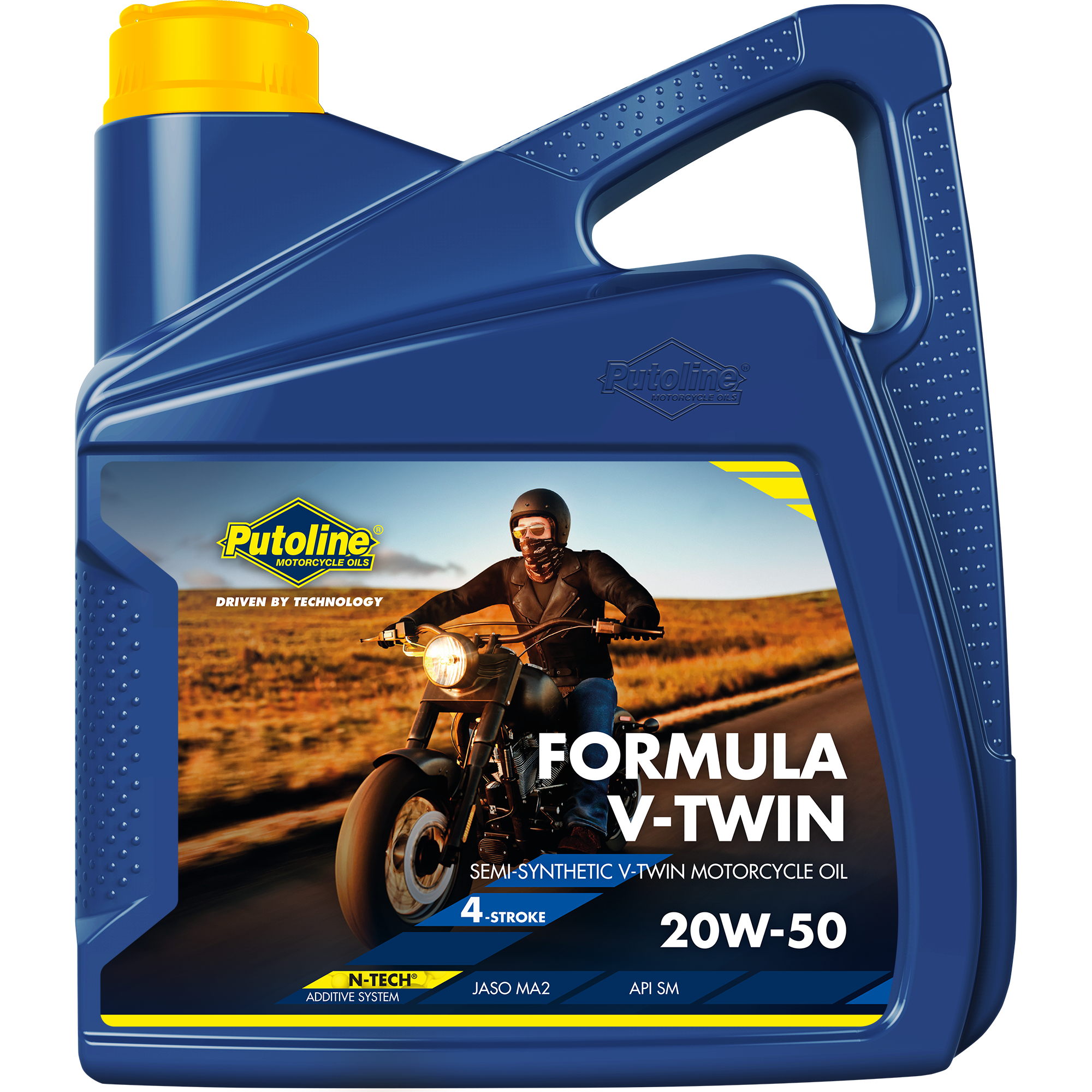 Putoline Formula V-Twin 20W-50, 4 x 4 lt detail 2