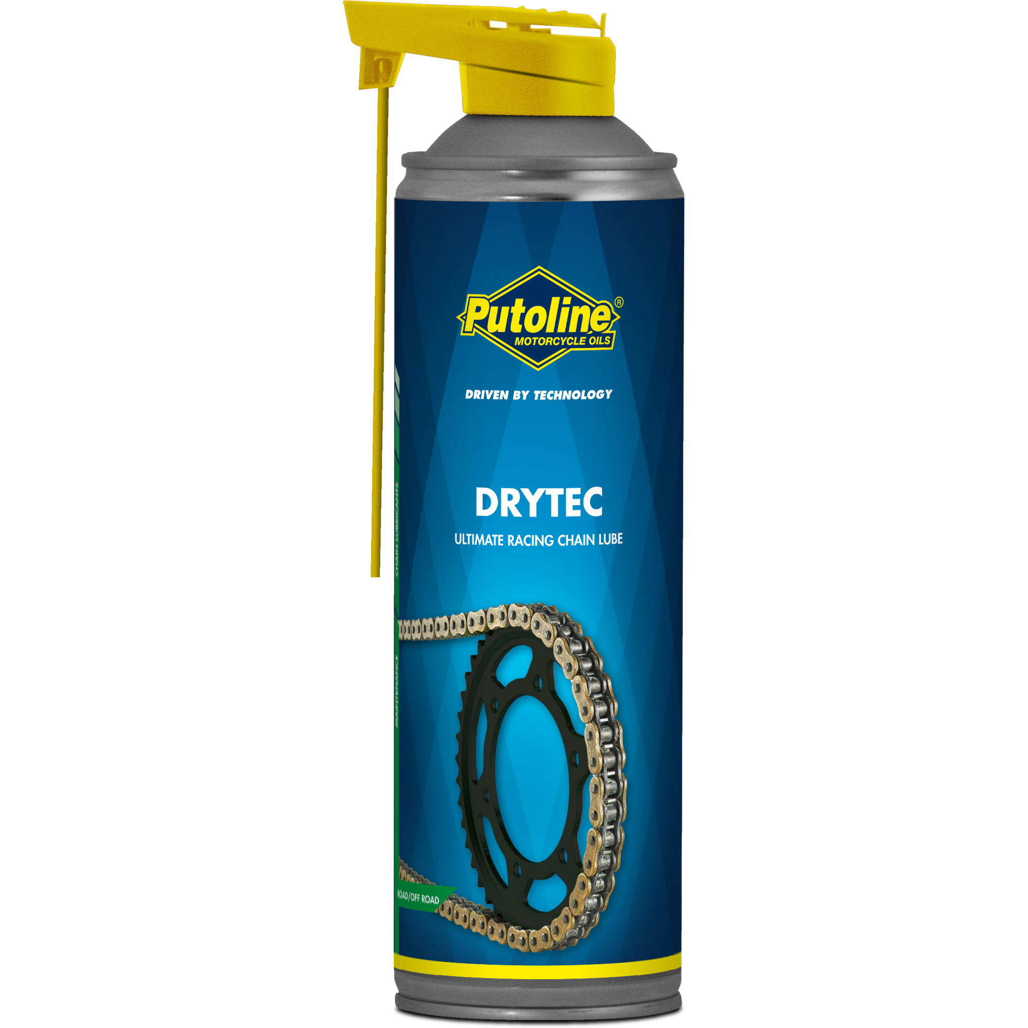 74086-500ML Drytec is een speciaal PTFE Kettingsmeermiddel.