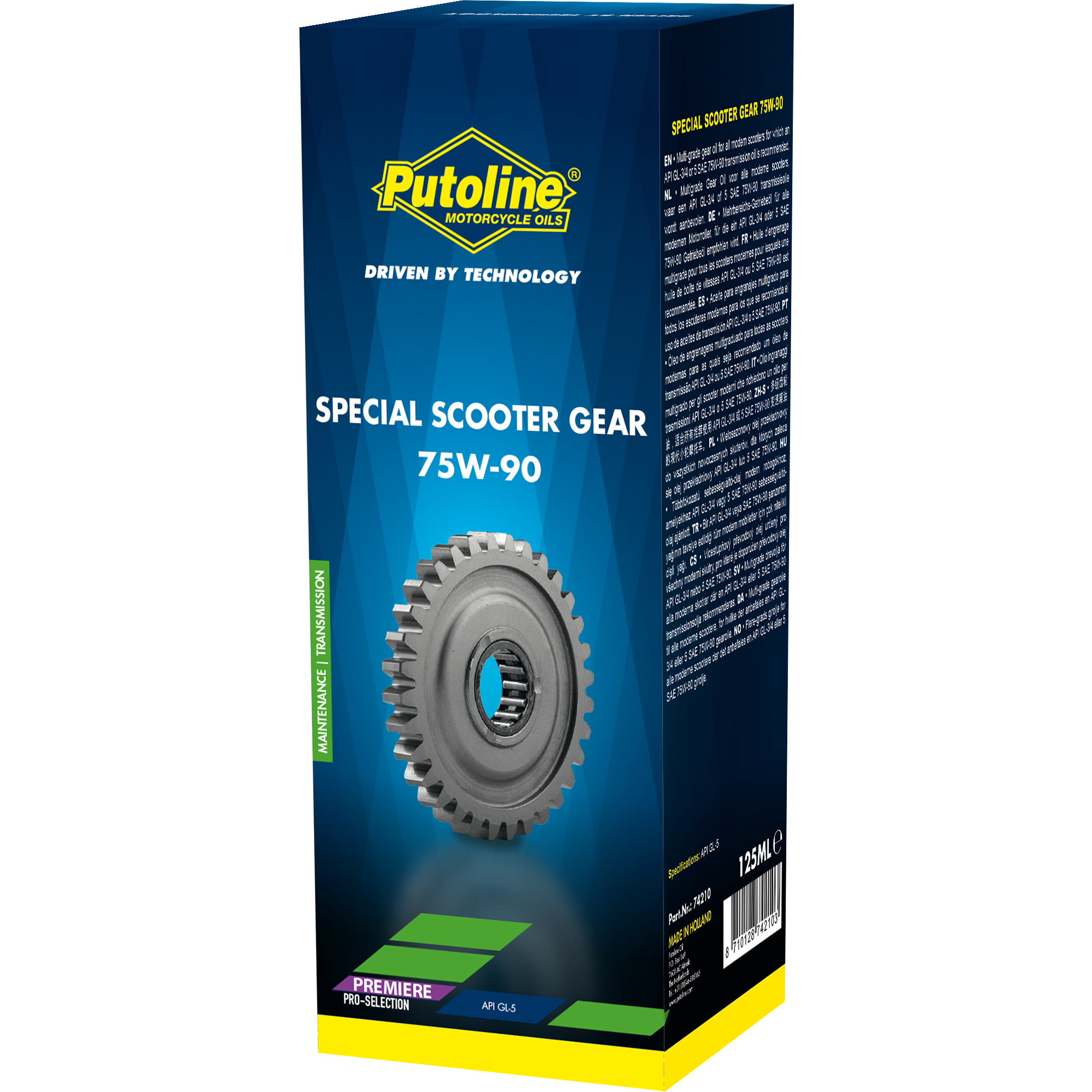 Putoline Special Scooter Gear Oil, 12 x 125 ml detail 2