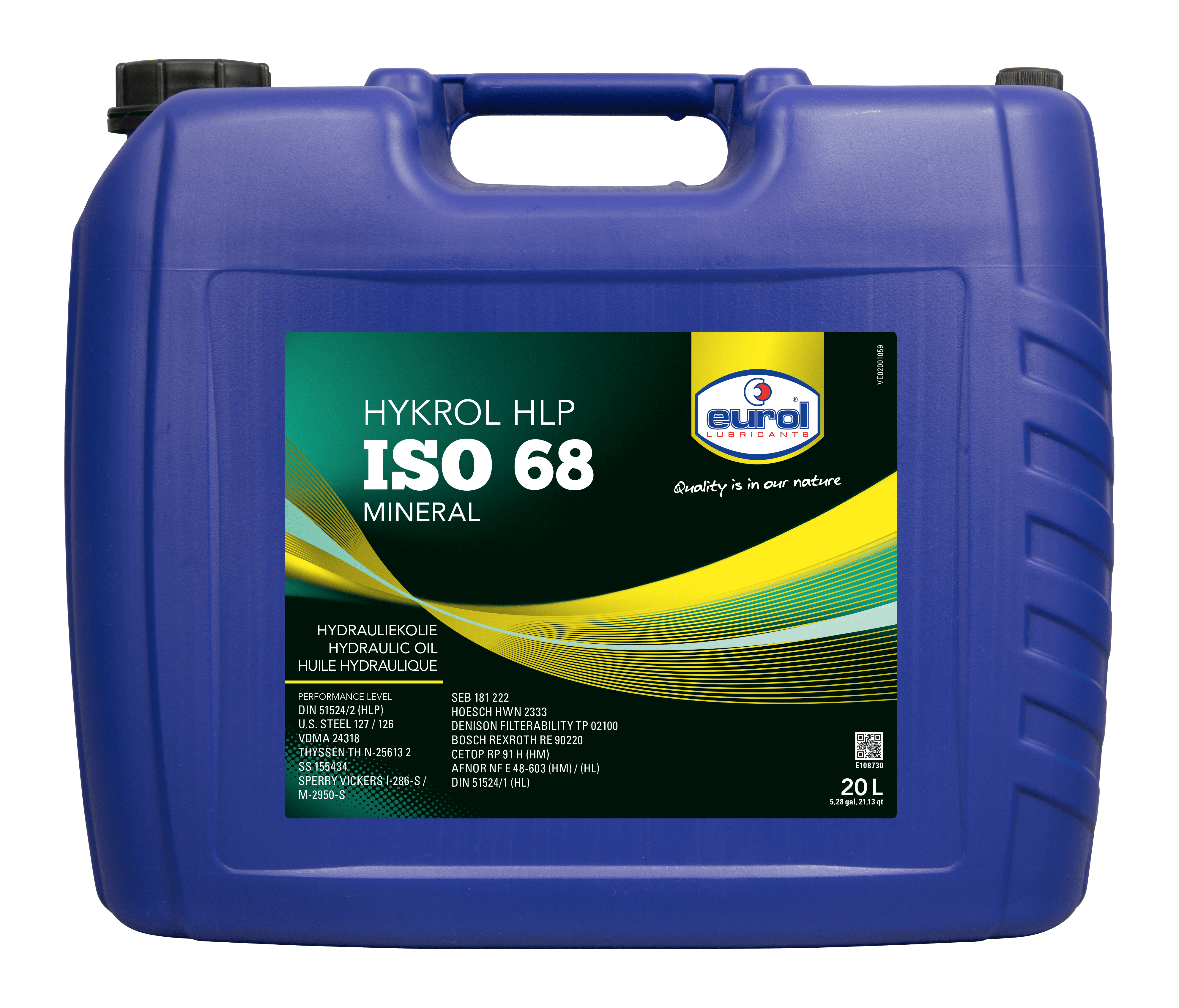 Eurol Hykrol HLP ISO 68, 20 lt