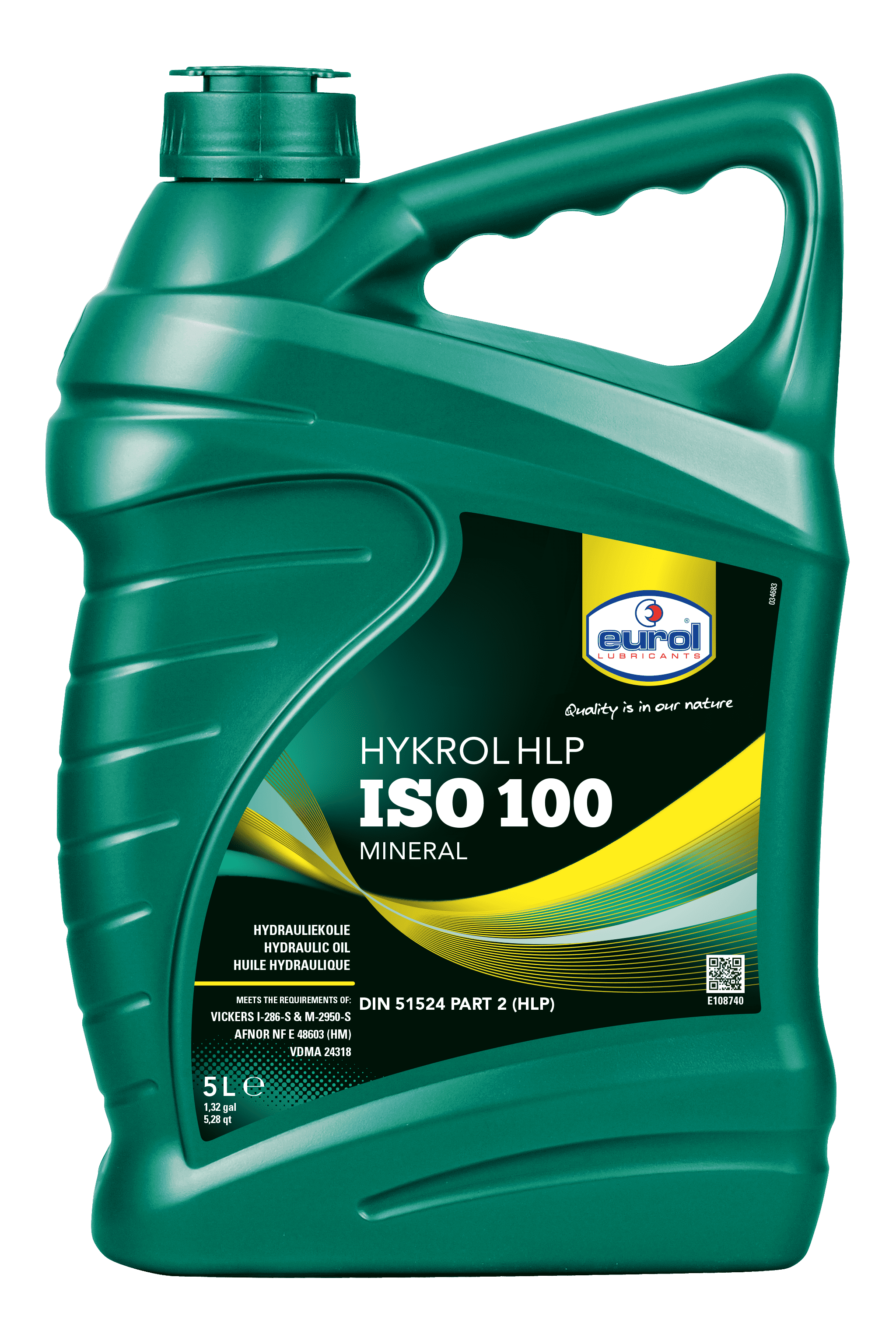 Eurol Hykrol HLP ISO 100, 5 lt