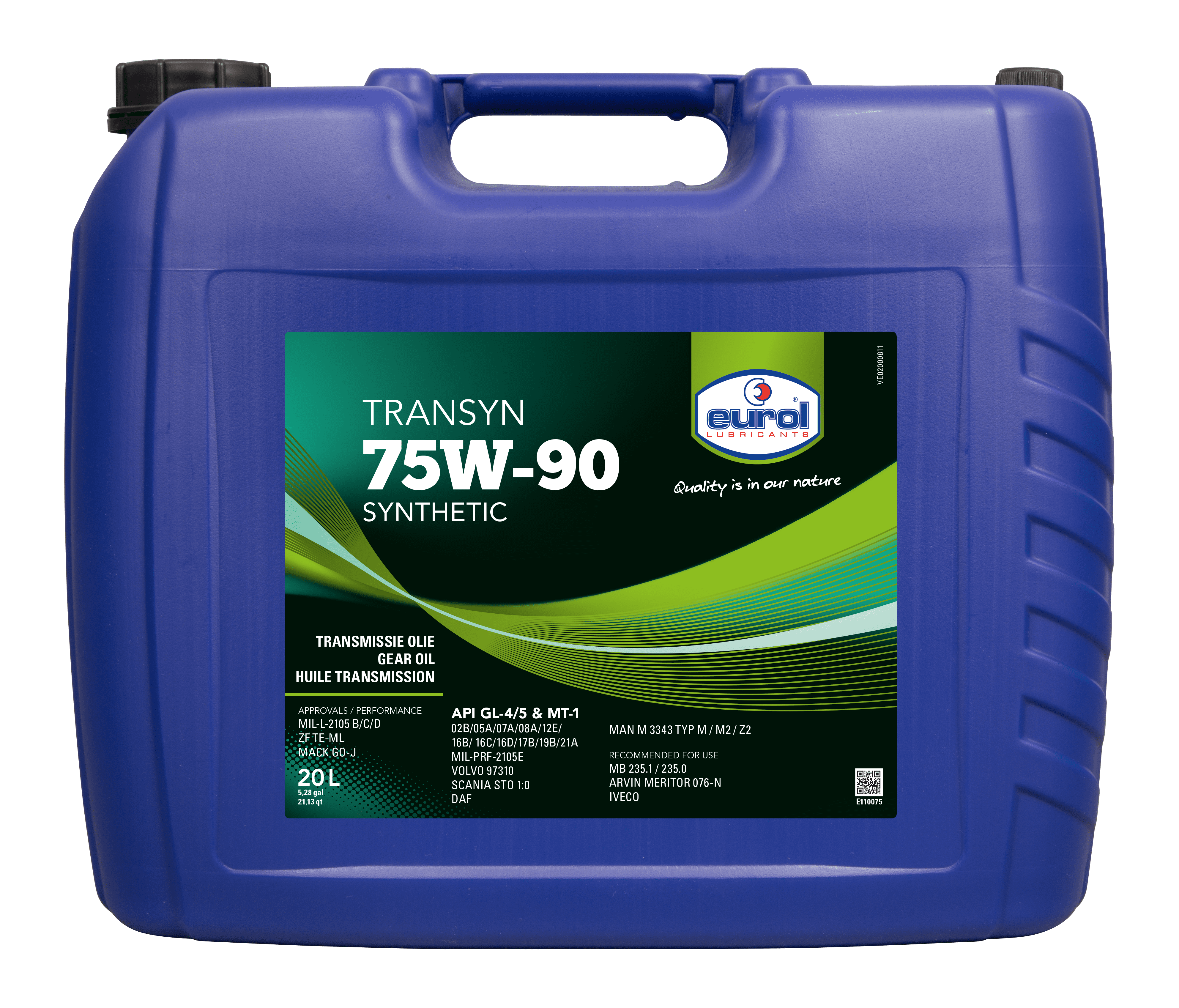 Eurol Transyn 75W-90 GL 4/5, 20 lt