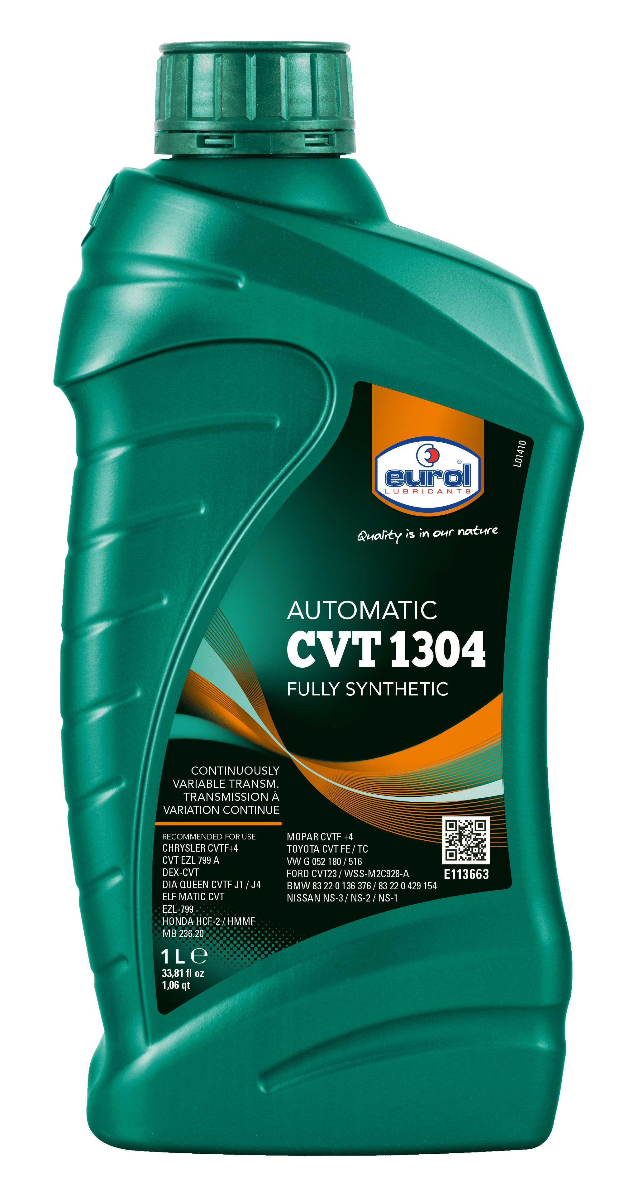Eurol CVT 1304, 6 x 1 lt detail 2