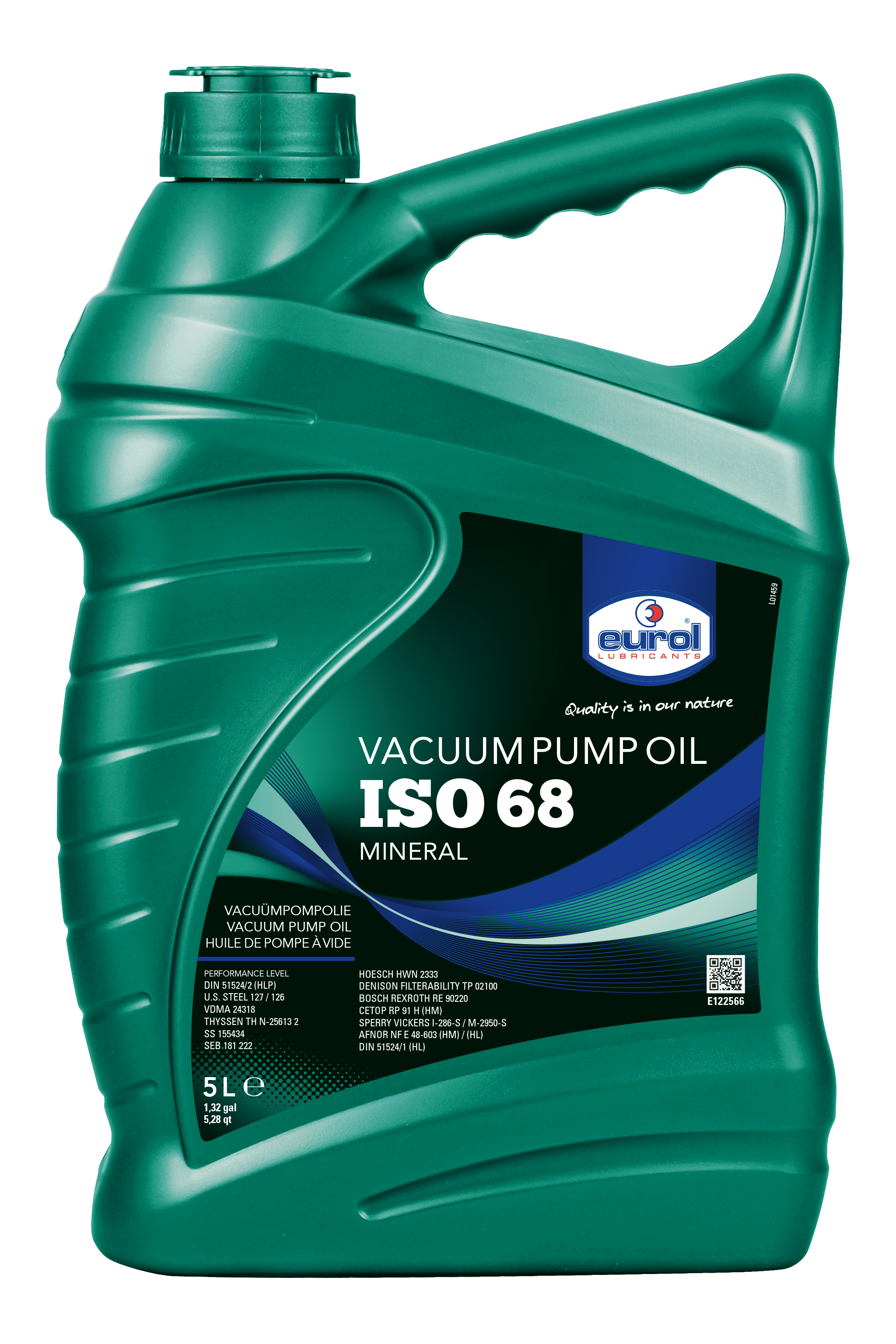 Eurol Vacuumolie ISO-VG 68, 5 lt