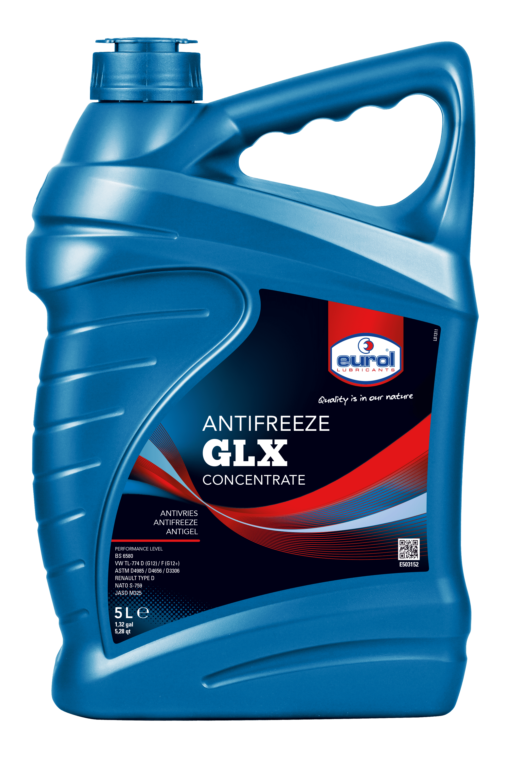 Eurol Antifreeze GLX, 4 x 5 lt detail 2