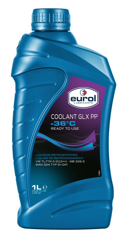 Eurol Coolant -36°C GLX PP, 1 lt