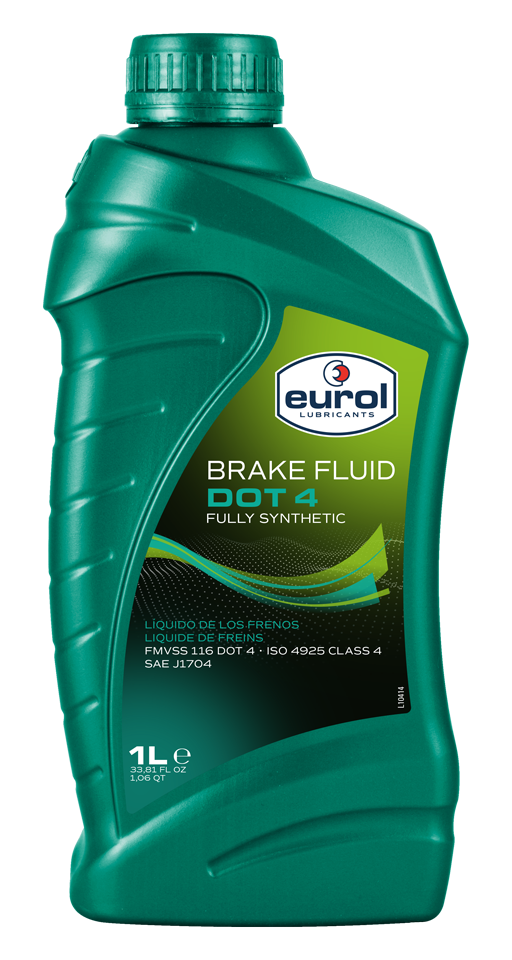 Eurol Brake Fluid DOT 4, 12 x 1 lt detail 2
