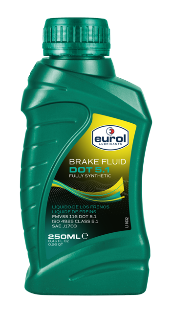 Eurol Brake Fluid DOT 5.1, 250 ml