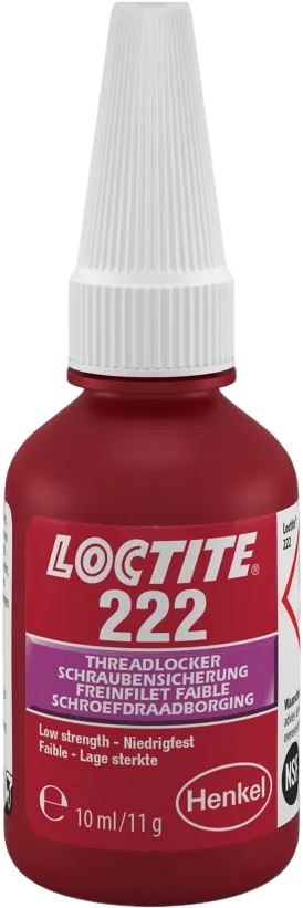 Loctite 222 Schroefdraadborgmiddel, 10 ml