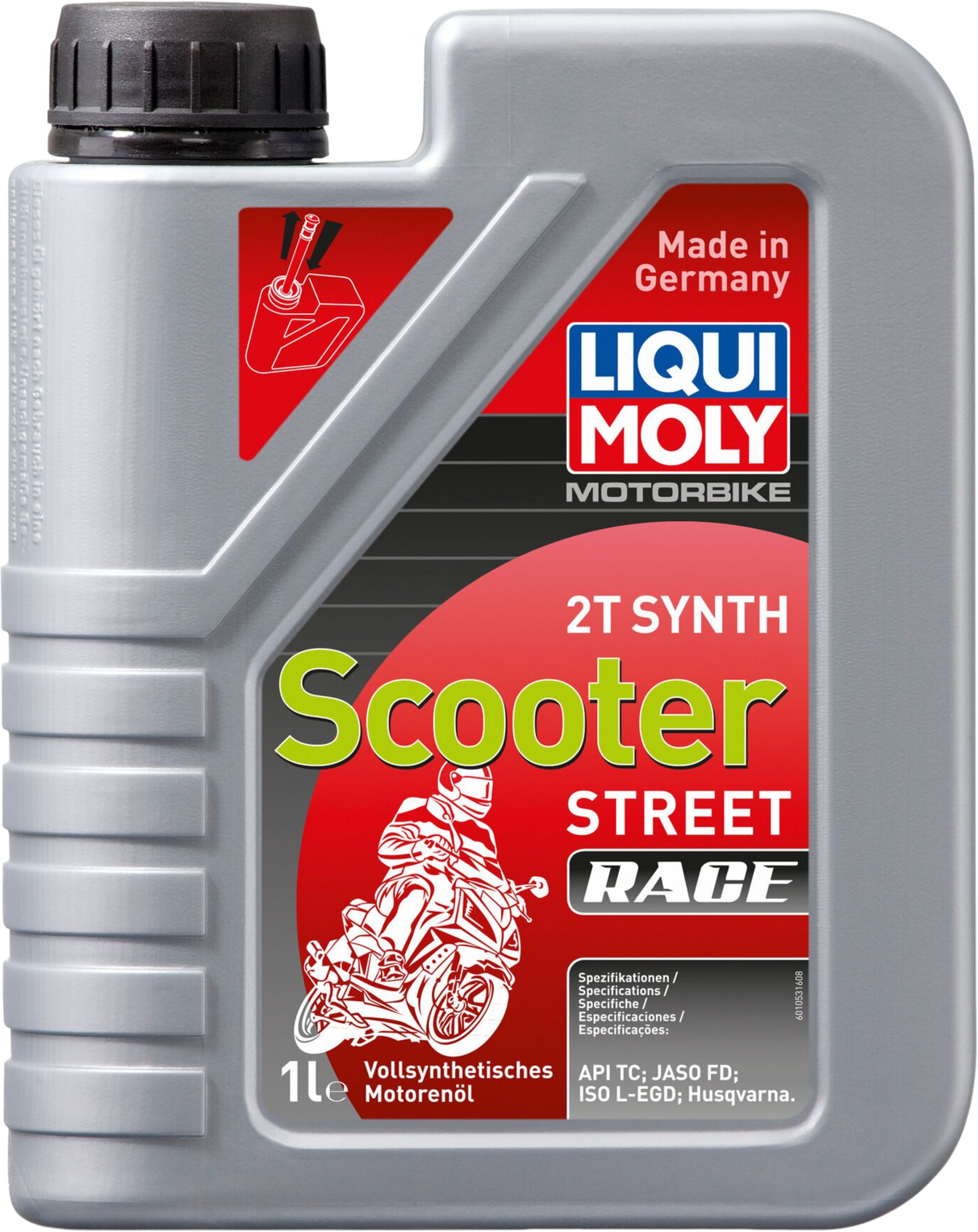 Liqui Moly Motorbike 2T Synth Scooter Street Race, 6 x 1 lt detail 2