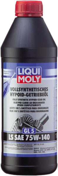 Liqui Moly Volsynthetische Hypoïdtransmissieolie (GL5) LS SAE 75W-140, 6 x 1 lt detail 2