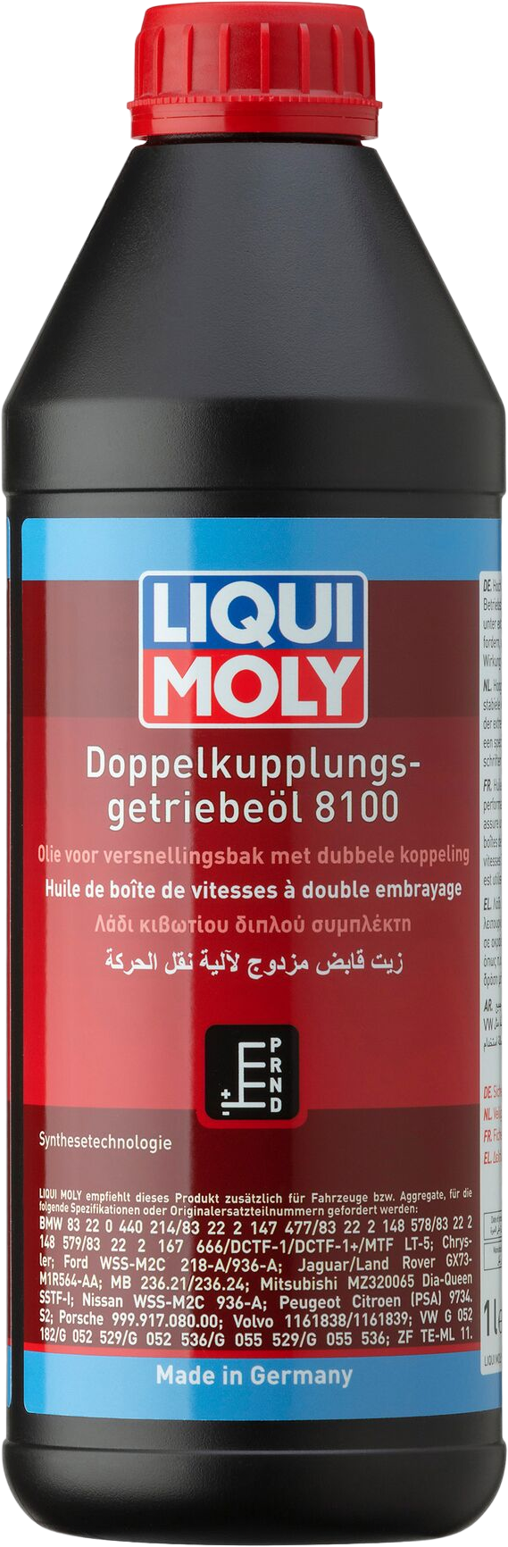 Liqui Moly Transmissieolie met dubbele koppeling 8100, 6 x 1 lt detail 2