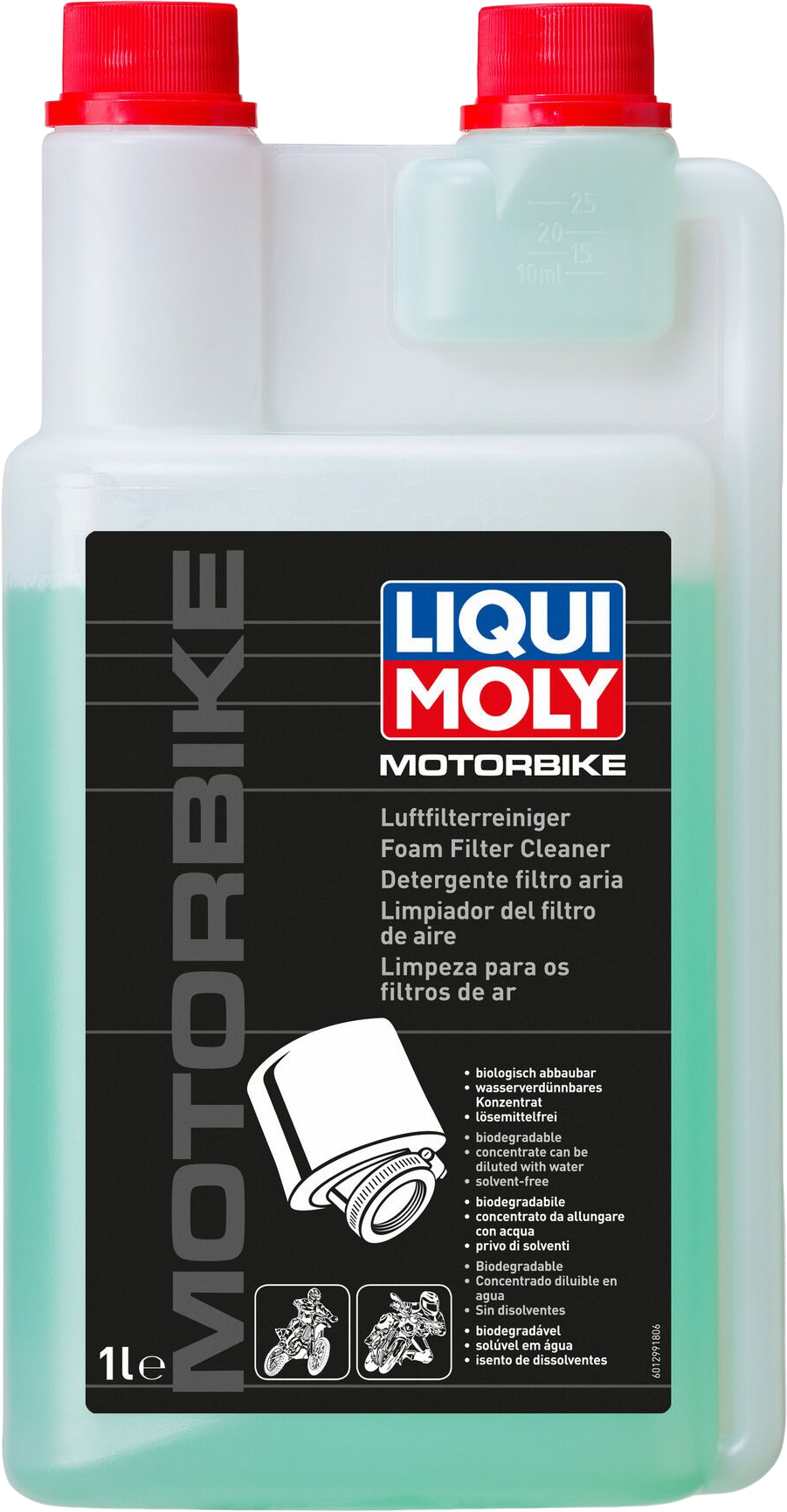 Liqui Moly Motorbike Luchtfilter-reinigingsmiddel, 1 lt
