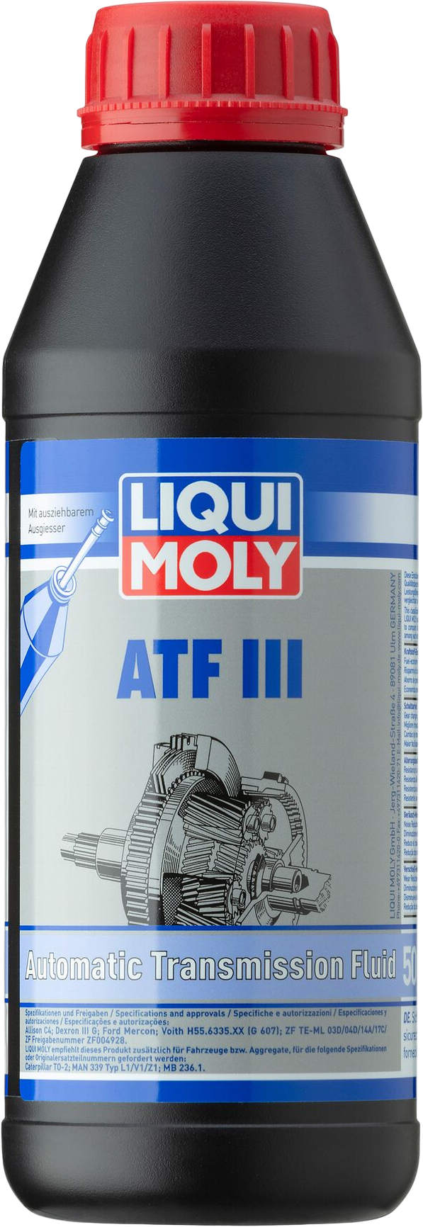 Liqui Moly ATF III, 6 x 500 ml detail 2