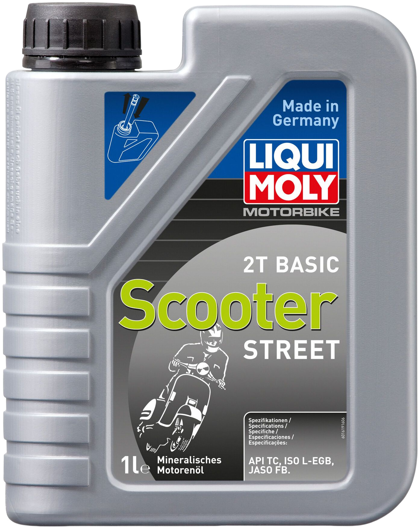 Liqui Moly Motorbike 2T Basic Scooter Street, 6 x 1 lt detail 2