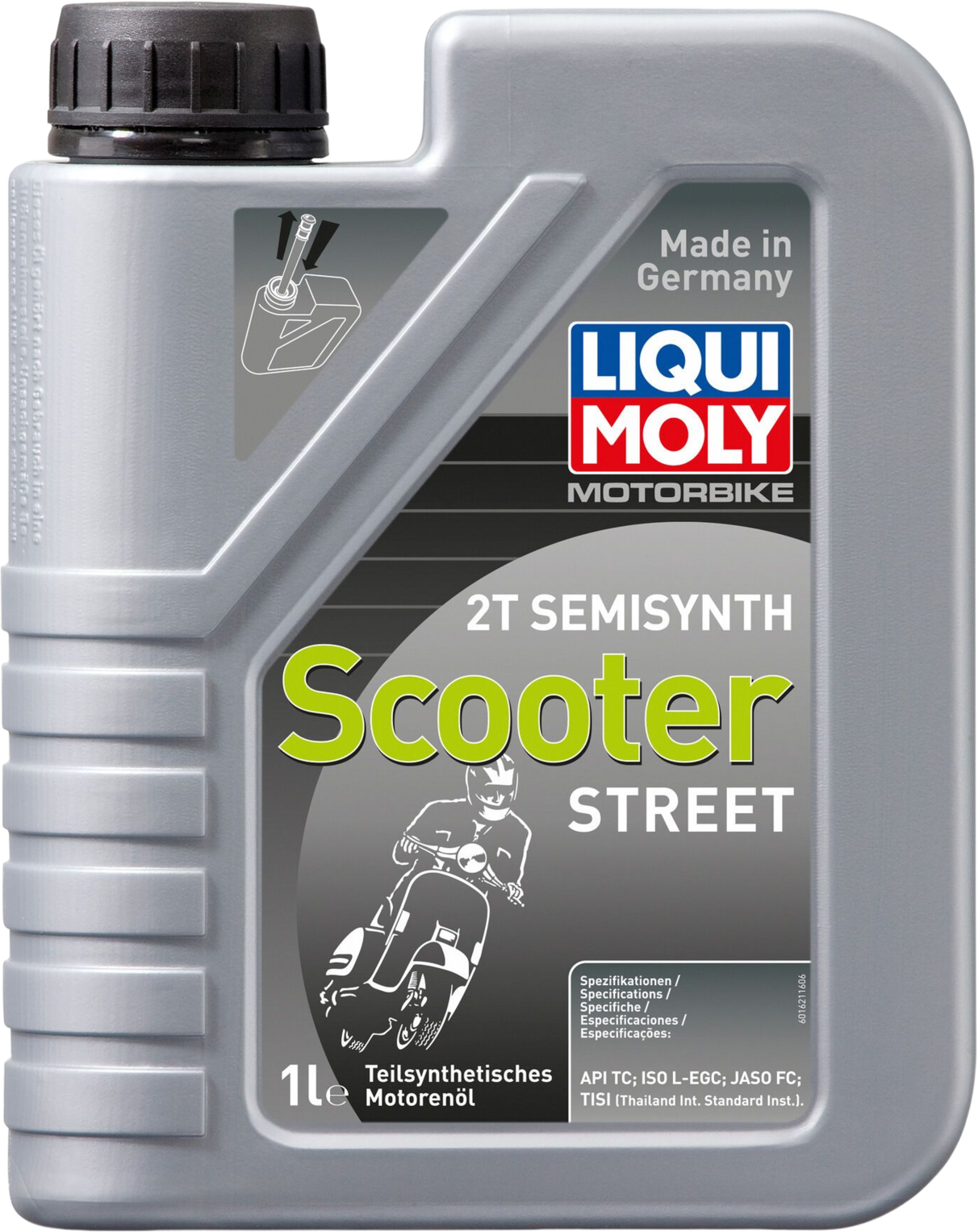 Liqui Moly Motorbike 2T Semisynth Scooter Street, 6 x 1 lt detail 2