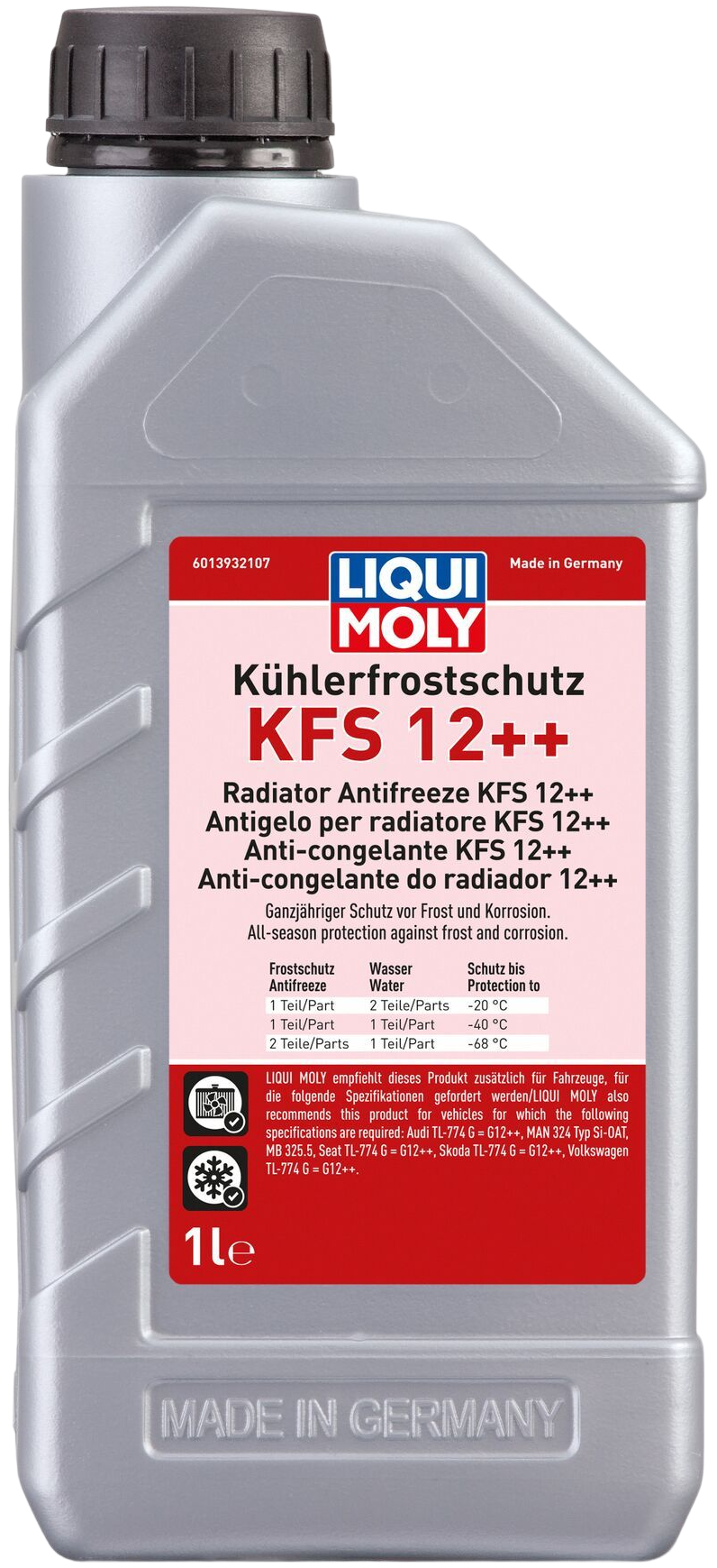 Liqui Moly Radiator antivries KFS 12++, 1 lt
