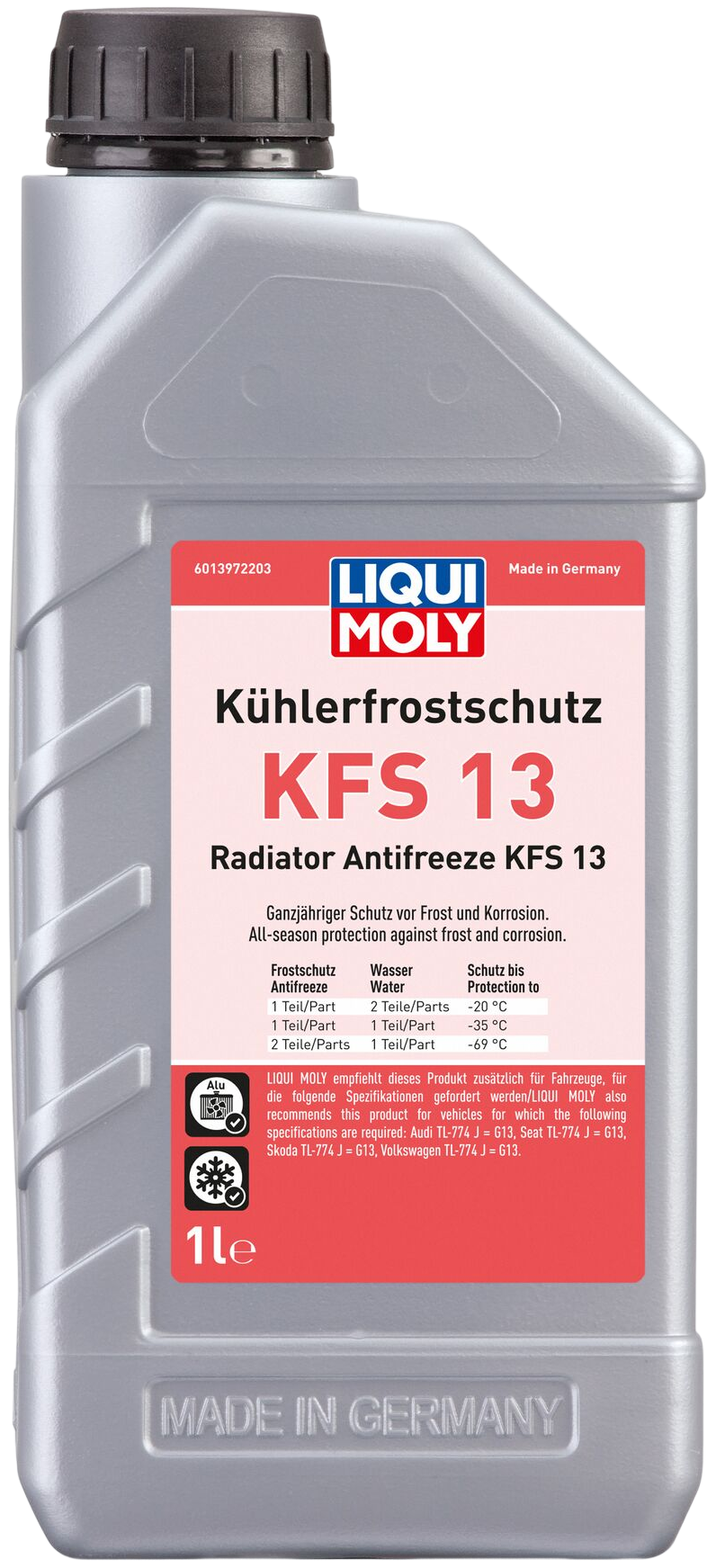 Liqui Moly Radiator antivries KFS 13, 1 lt