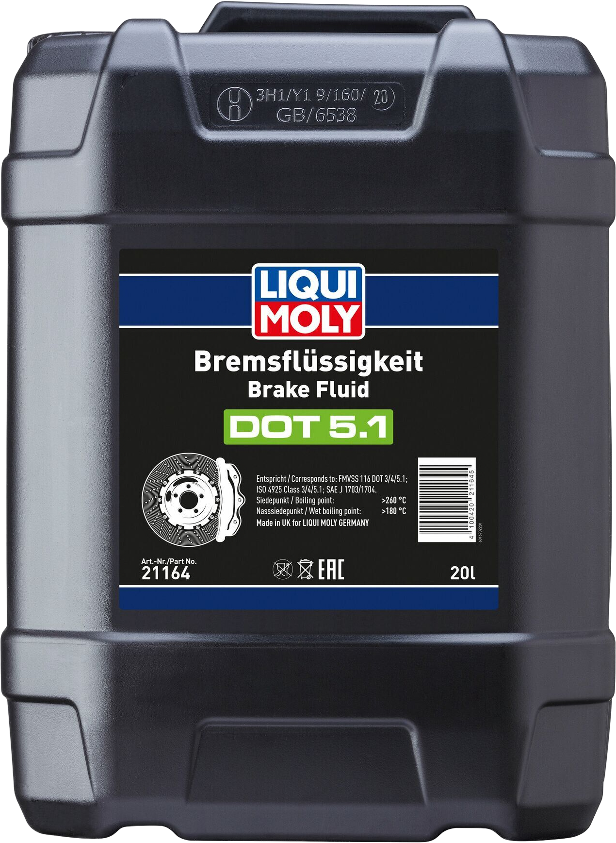 Liqui Moly Remvloeistof DOT 5.1, 20 lt