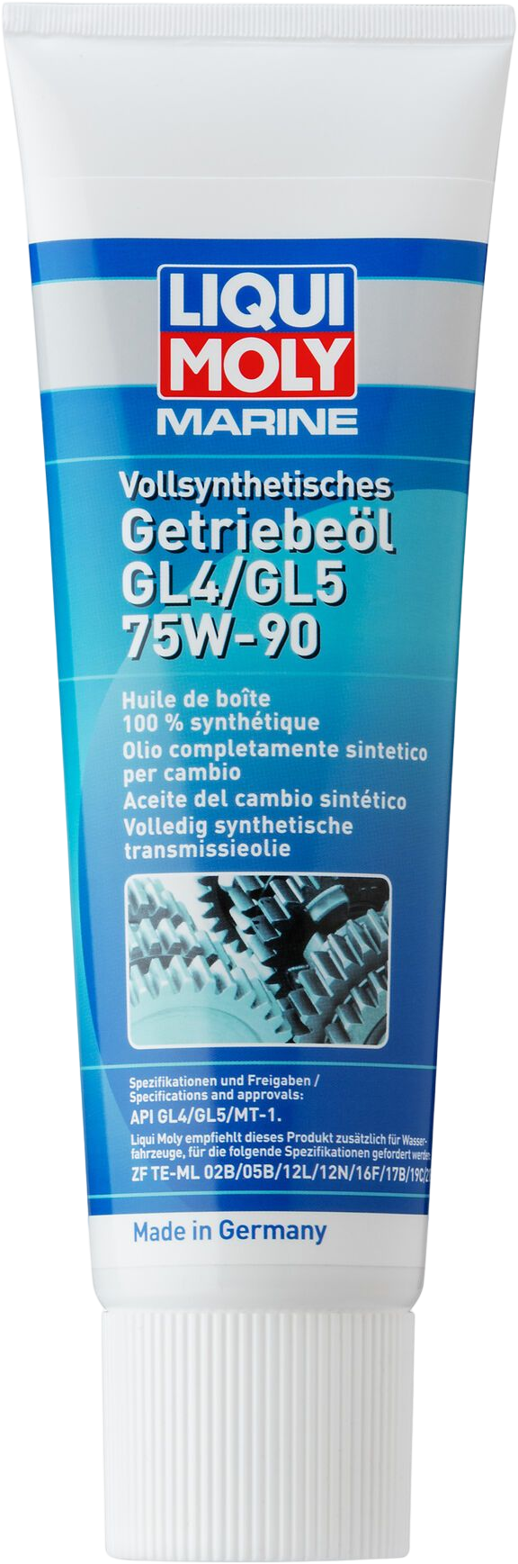 Liqui Moly Marine Volledig synthetische transmissieolie GL4/GL5 75W-90, 250 ml