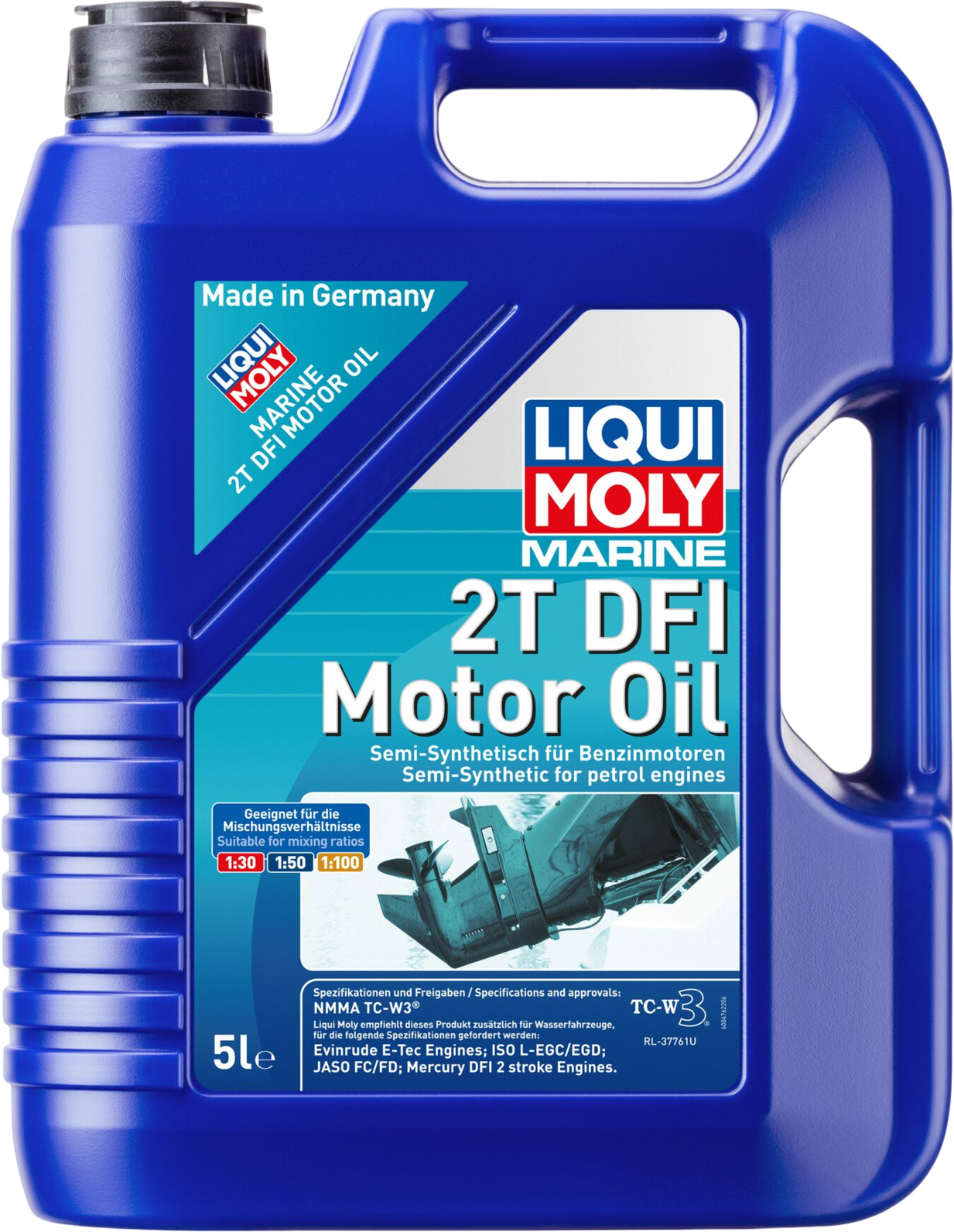 Liqui Moly Marine 2T DFI Motor Oil, 4 x 5 lt detail 2