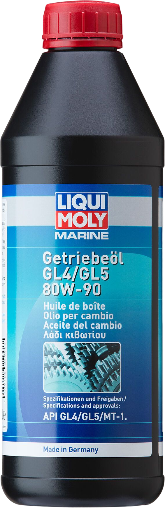 Liqui Moly Marine Transmissieolie GL4/GL5 80W-90, 6 x 1 lt detail 2