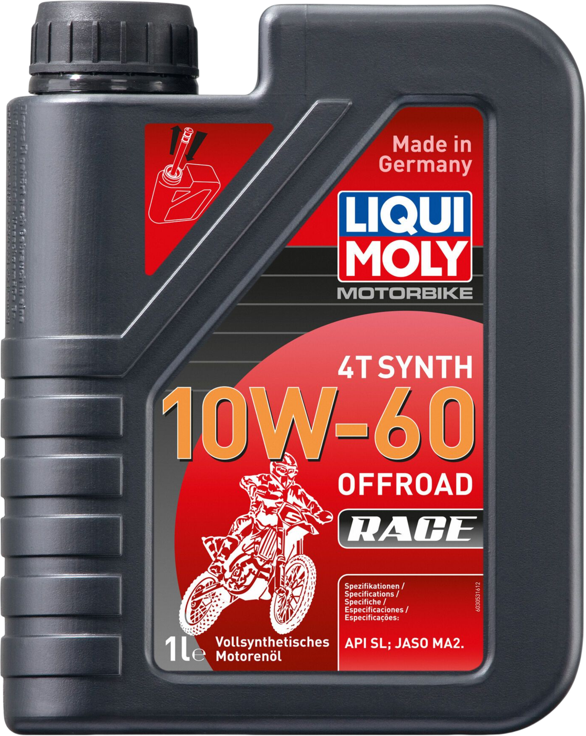 Liqui Moly Motorbike 4T Synth 10W-60 Offroad Race, 1 lt