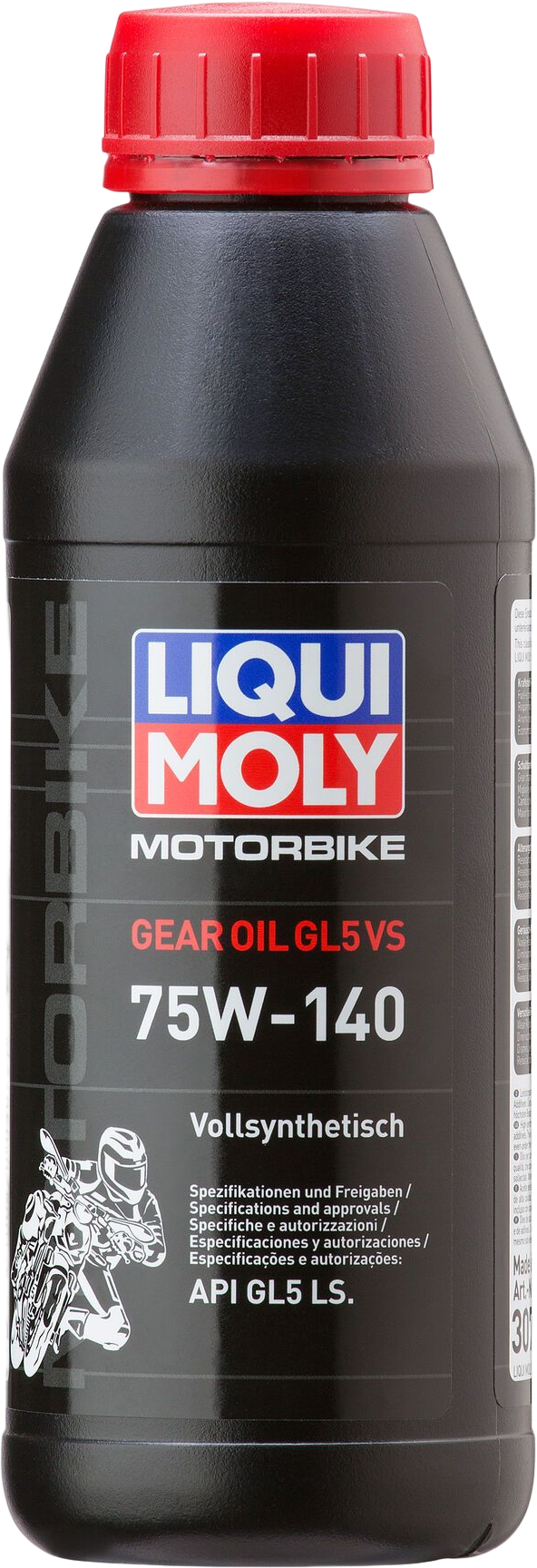 Liqui Moly Motorbike Gear Oil 75W-140 (GL5) VS, 6 x 500 ml detail 2