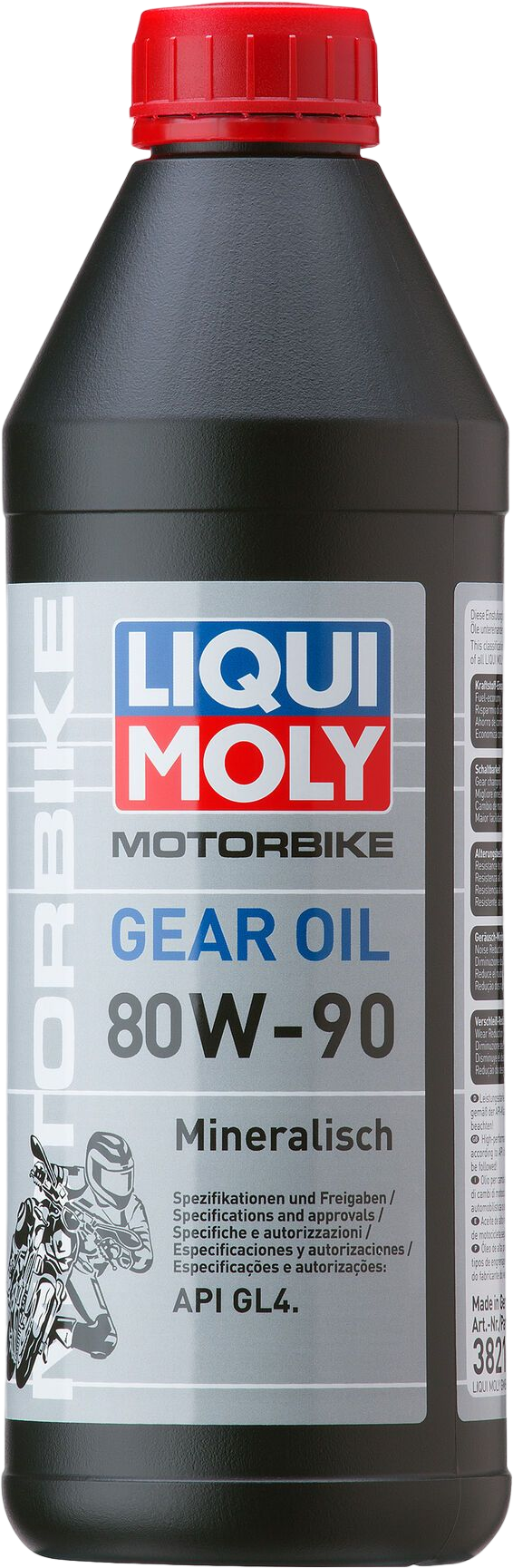 Liqui Moly Motorbike Gear Oil 80W-90, 6 x 1 lt detail 2