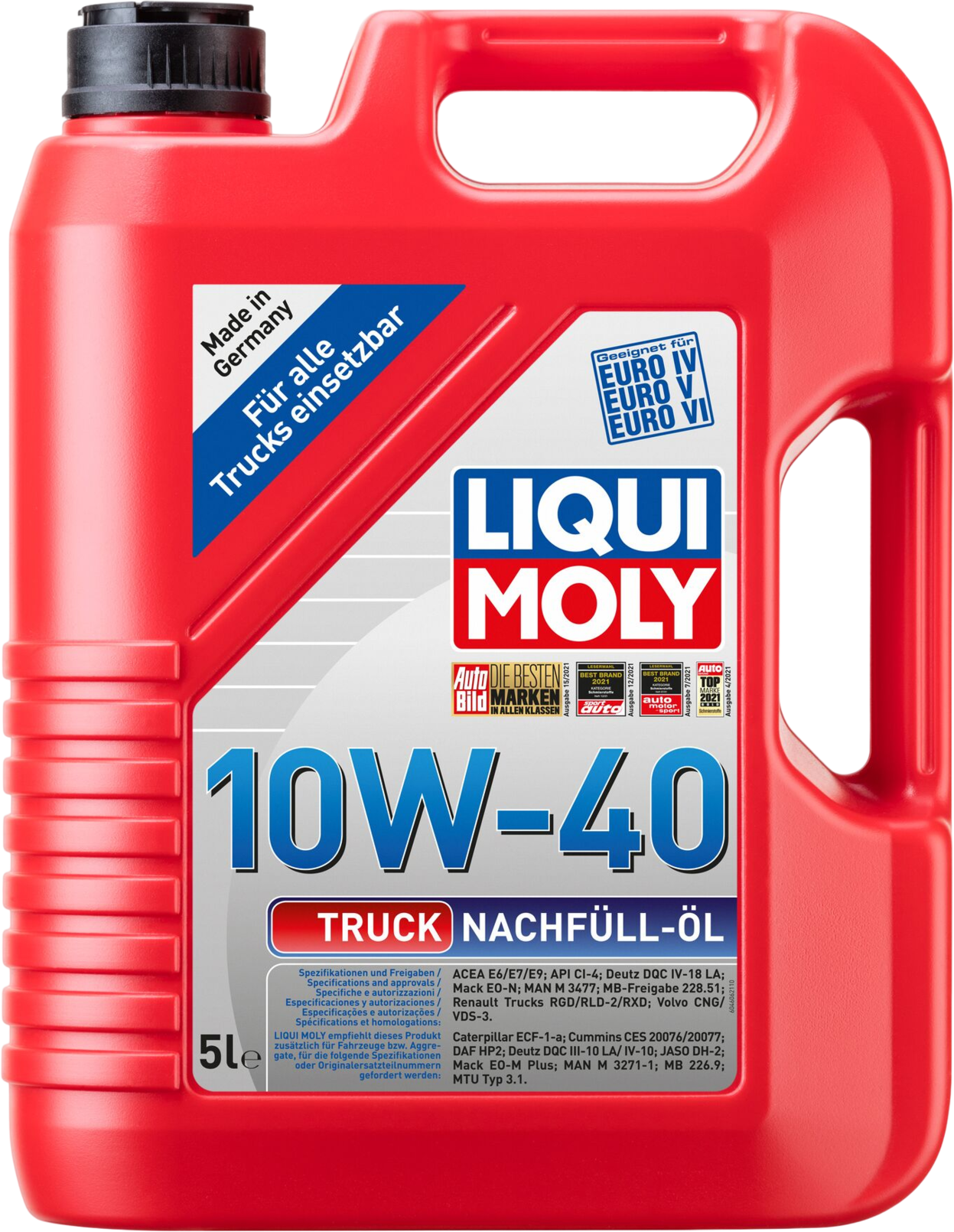 Liqui Moly Truck-Navulolie 10W-40, 5 lt