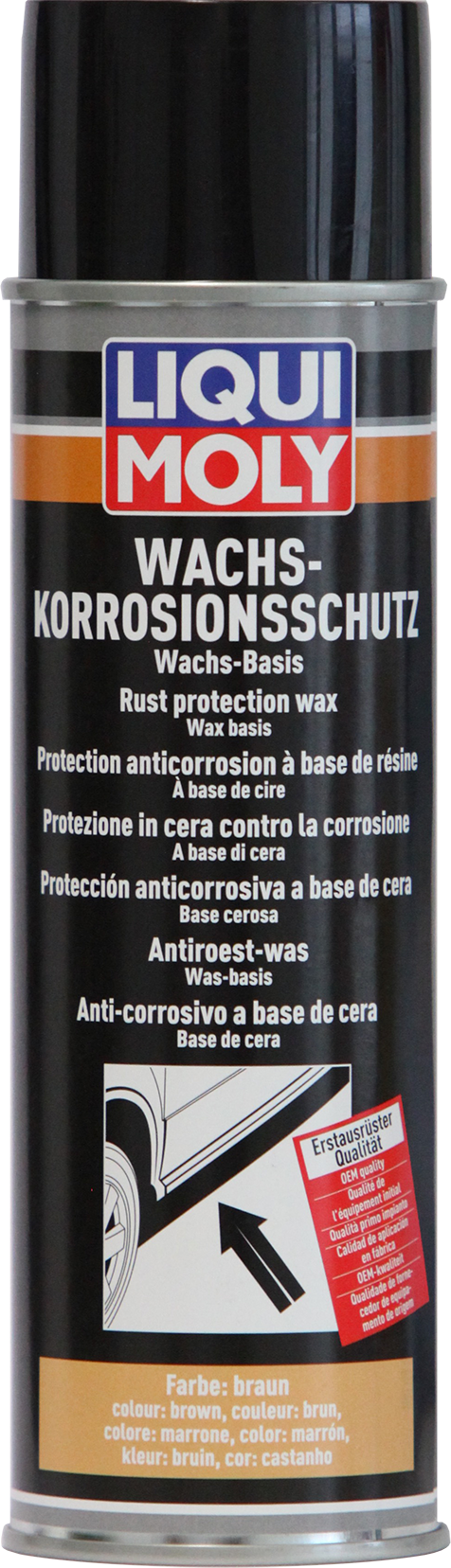 Liqui Moly Antiroest-was bruin/transparant (Spray), 500 ml