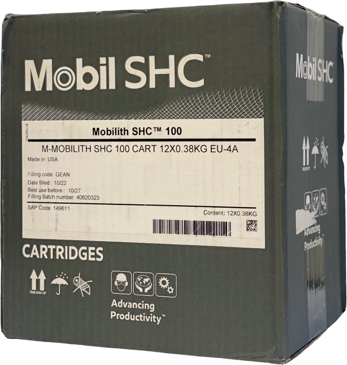 MB00301-4.56 De Mobilith  SHC™ Serie smeervetten zijn zeer hoogwaardige producten ontwikkeld voor een wijde reeks toepassingen bij extreme temperaturen.