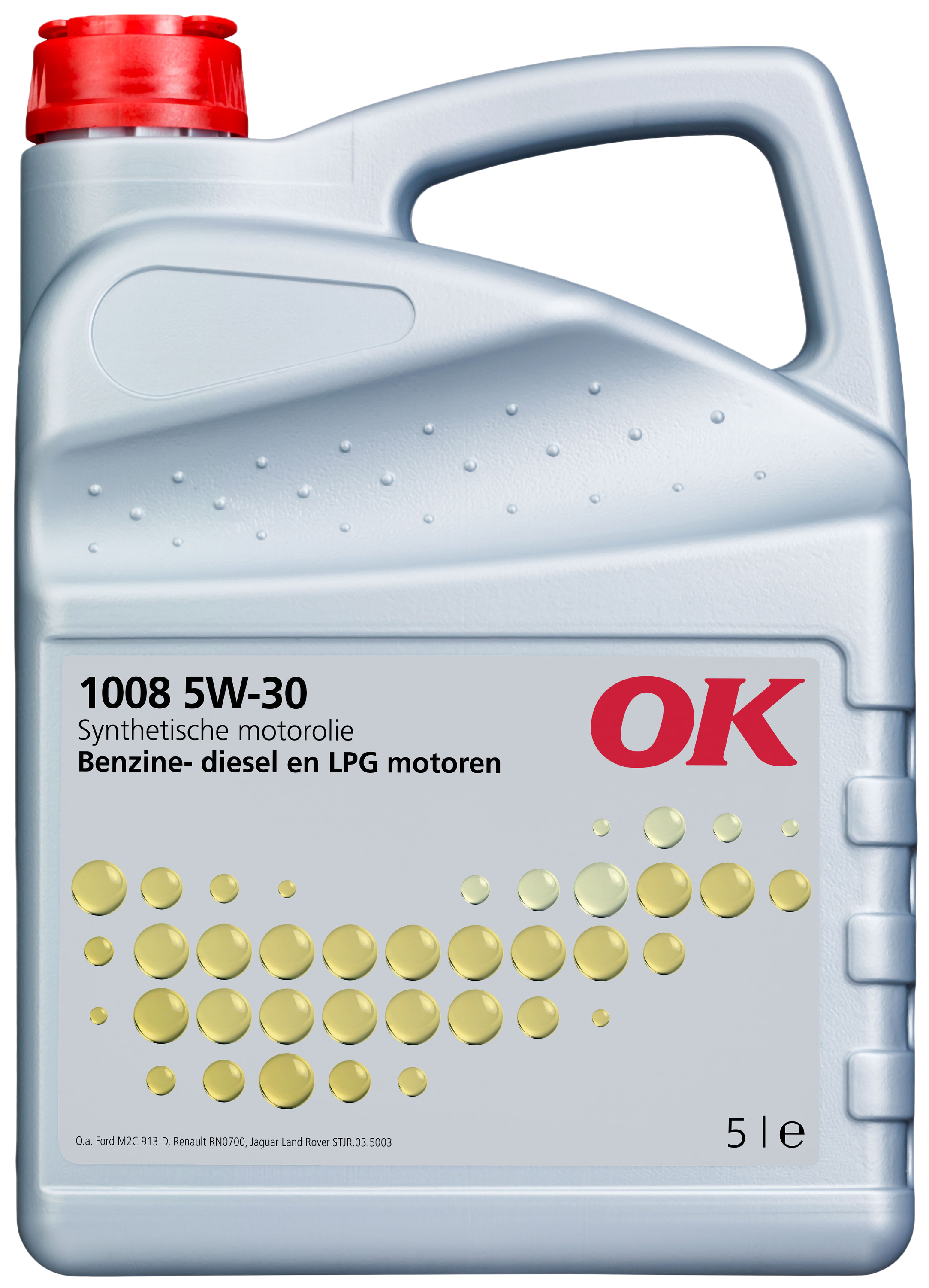 O2008-5 OK 1008 5W-30 is een moderne brandstofbesparende synthetische motorolie van hoge kwaliteit, zeer geschikt voor gebruik in Ford motoren.