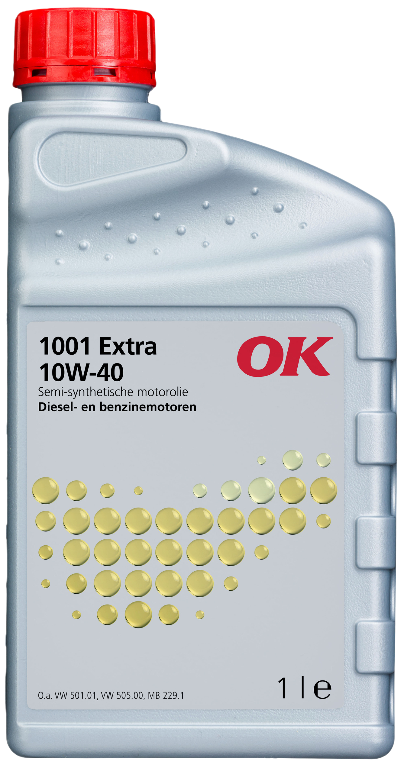 O2102-1 OK 1001 Extra 10W-40 is een half-synthetische motorolie van de hoogste kwaliteit die de eisen gesteld door de belangrijke automobielfabrikanten overtreft.