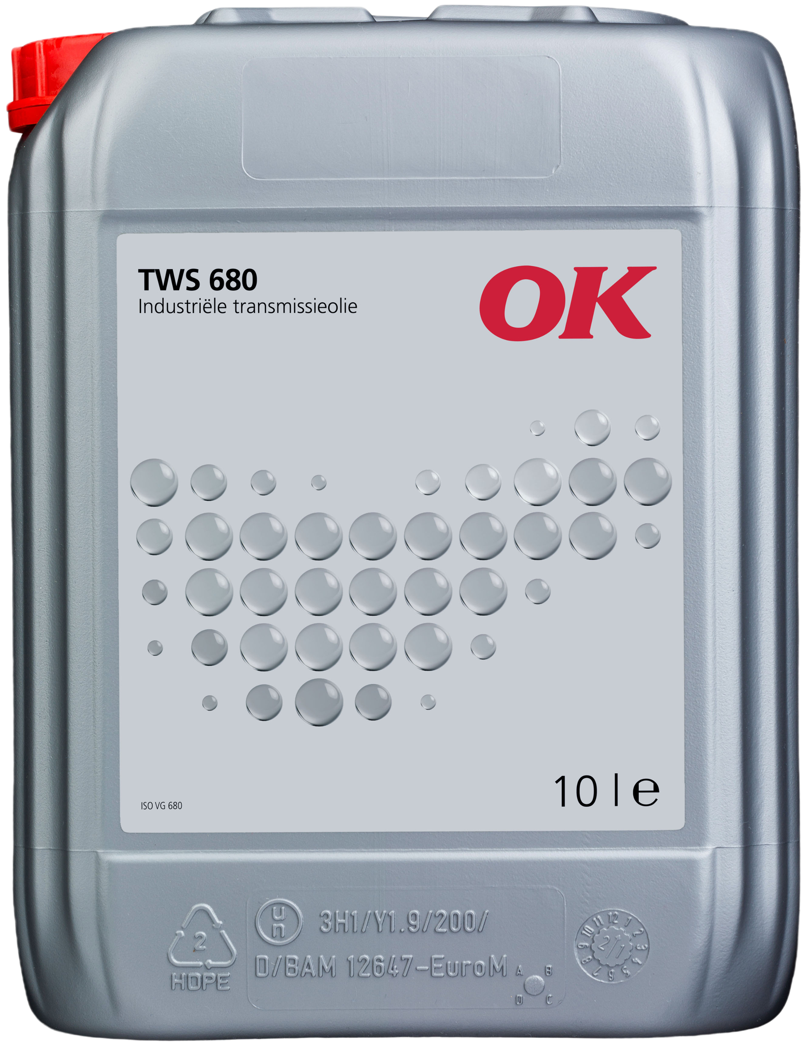 O3806-10 OK TWS 680 is een industriële olie met EP-toevoegingen, geschikt voor smering van vele types overbrengingen.