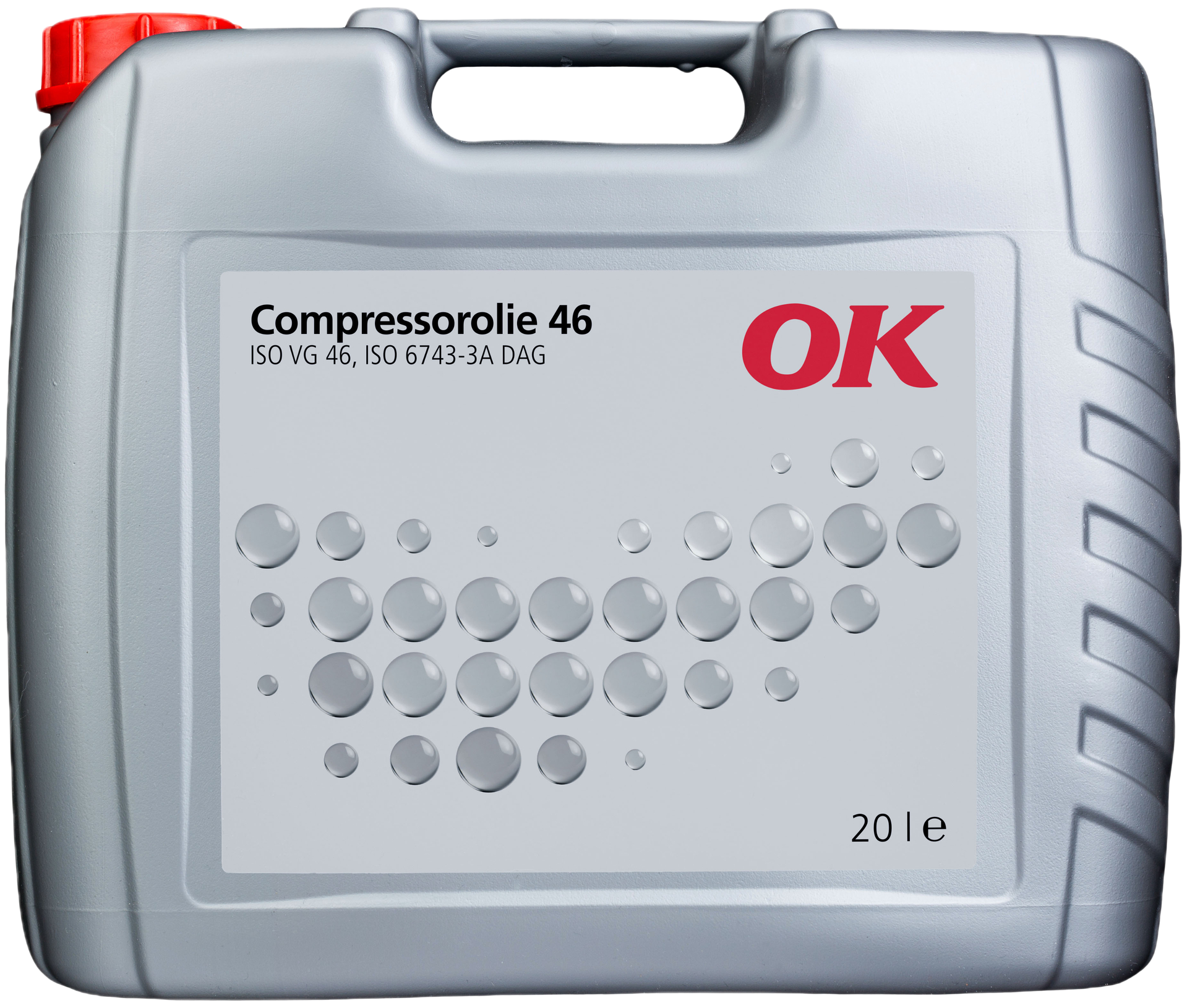 O3810-20 OK Compressorolie 46 is een minerale olie met speciale toevoegingen geschikt voor gebruik in verschillende typen luchtcompressoren.
