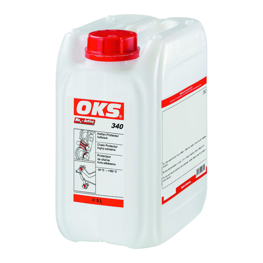 OKS0340-5 Synthetisch hechtsmeermiddel voor machinedelen voor binnen- en buitentoepassingen, die aan hoge drukken of corrosieve invloeden worden blootgesteld.